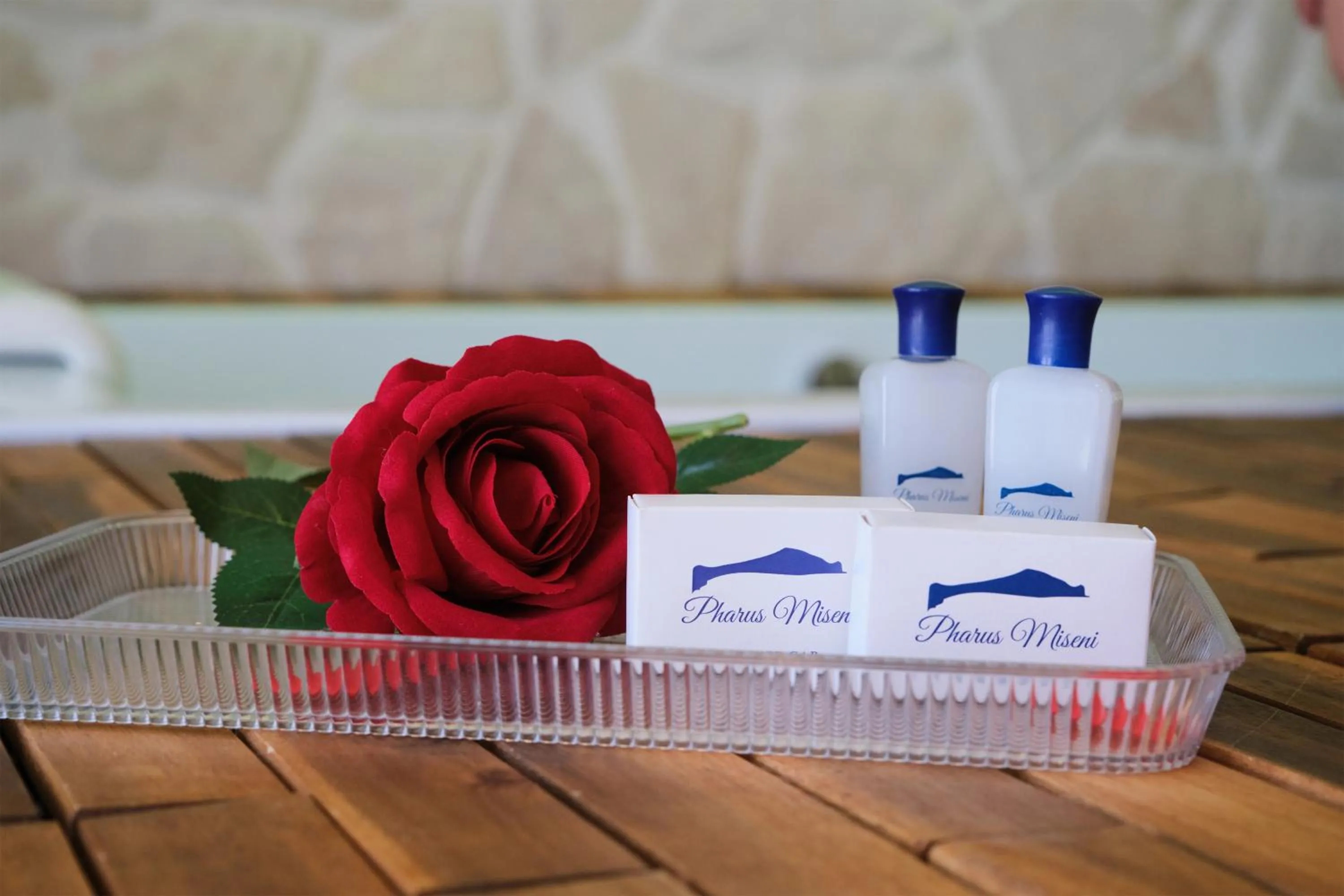 Decorative detail in Pharus Miseni Suites and rooms