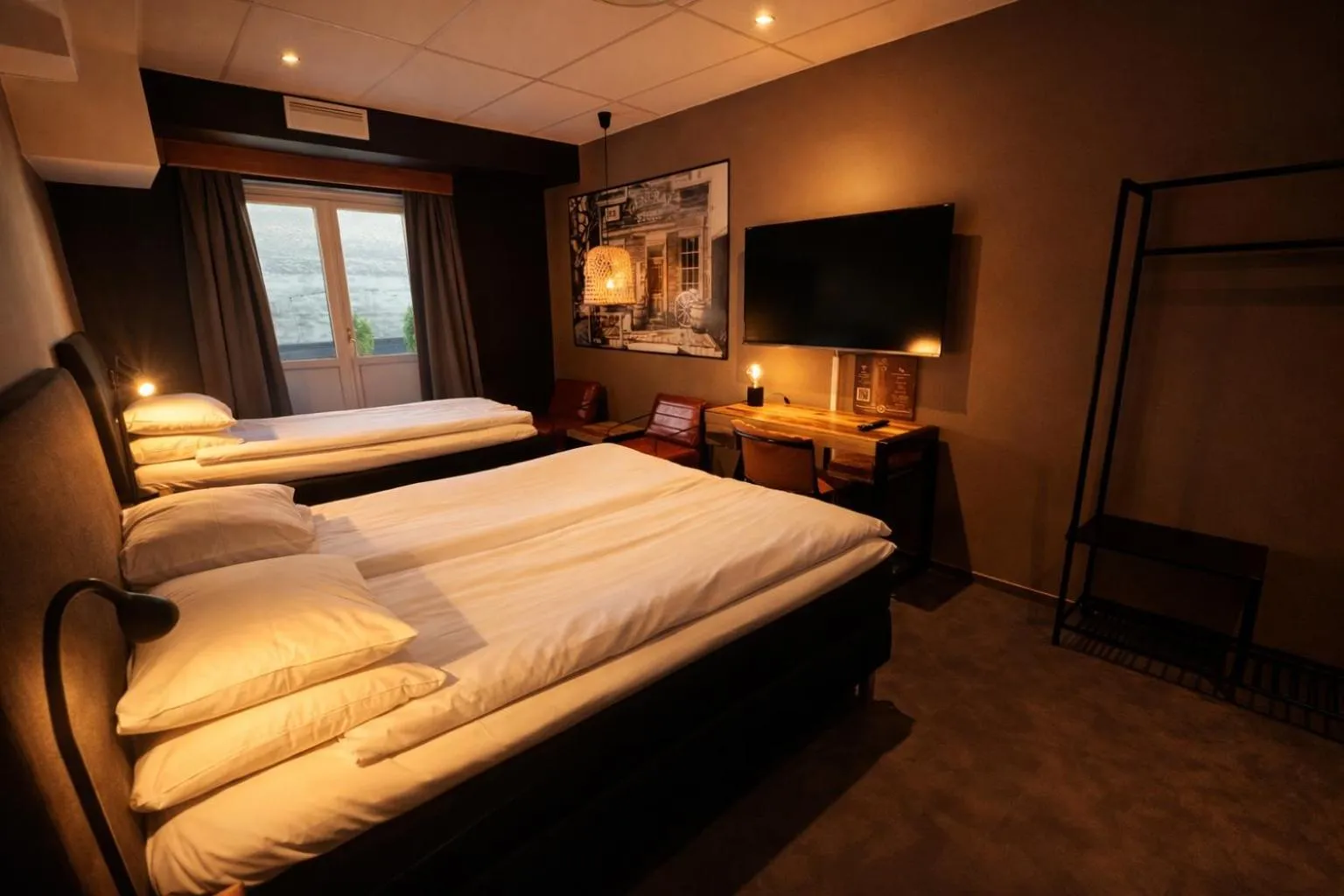 Bed in Hotell Siesta