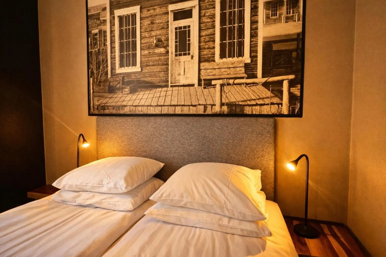 Bed in Hotell Siesta