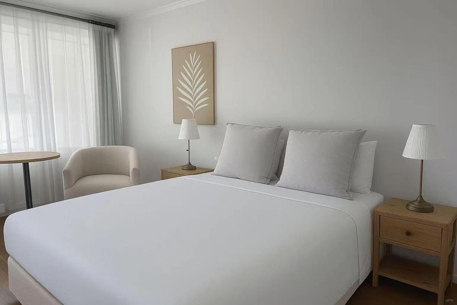 Bed in Cooks Endeavour Motor Inn