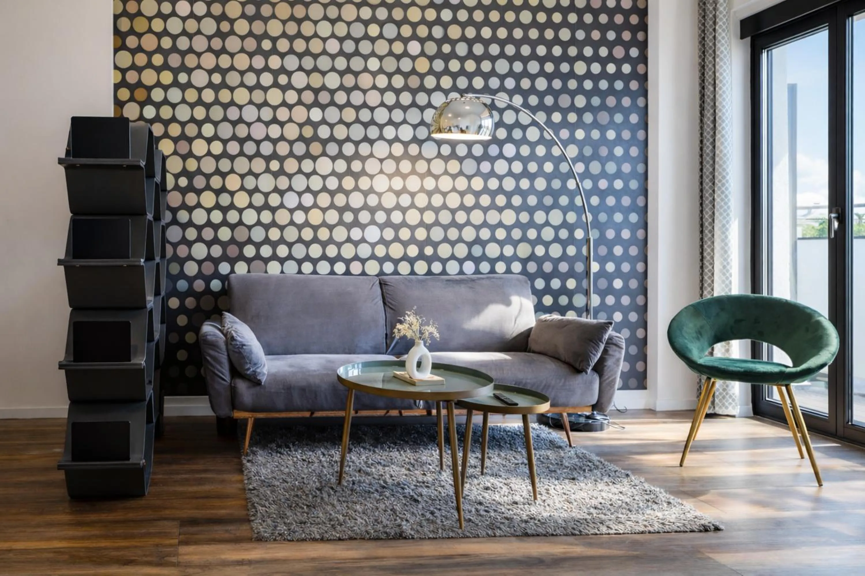 Living room in Eco Smart Apartments Erlangen