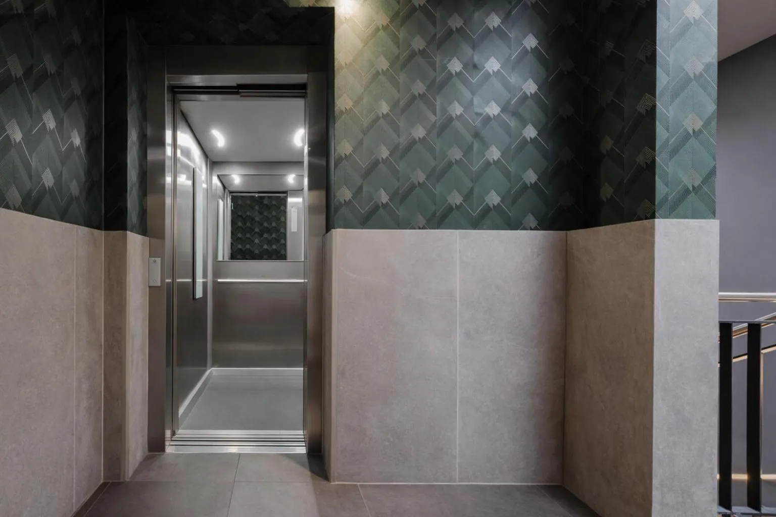 elevator in Eco Smart Apartments Erlangen