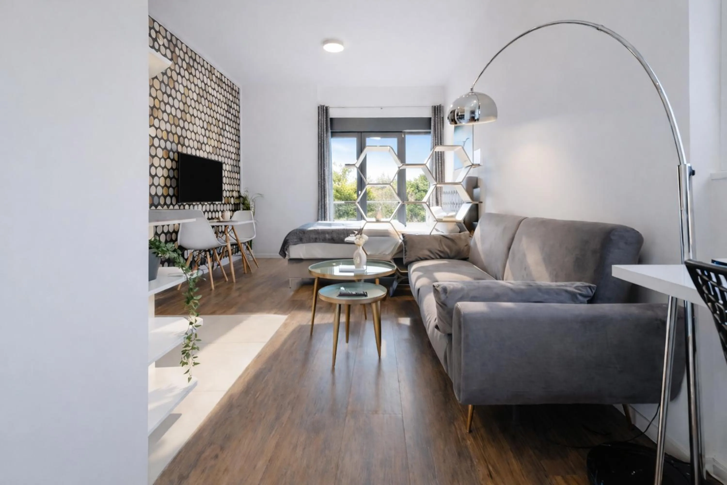 Seating area in Eco Smart Apartments Erlangen