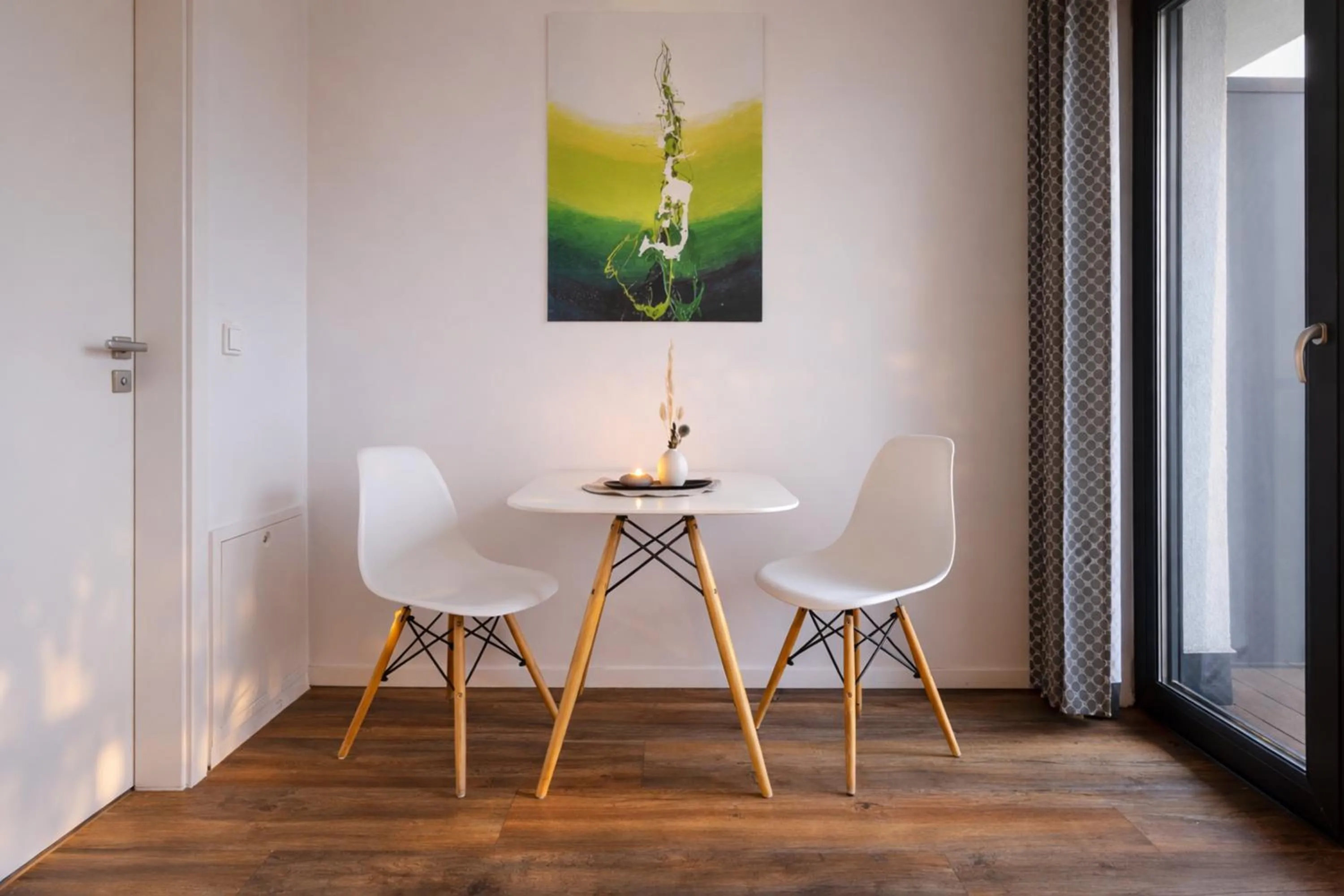 Seating area in Eco Smart Apartments Erlangen