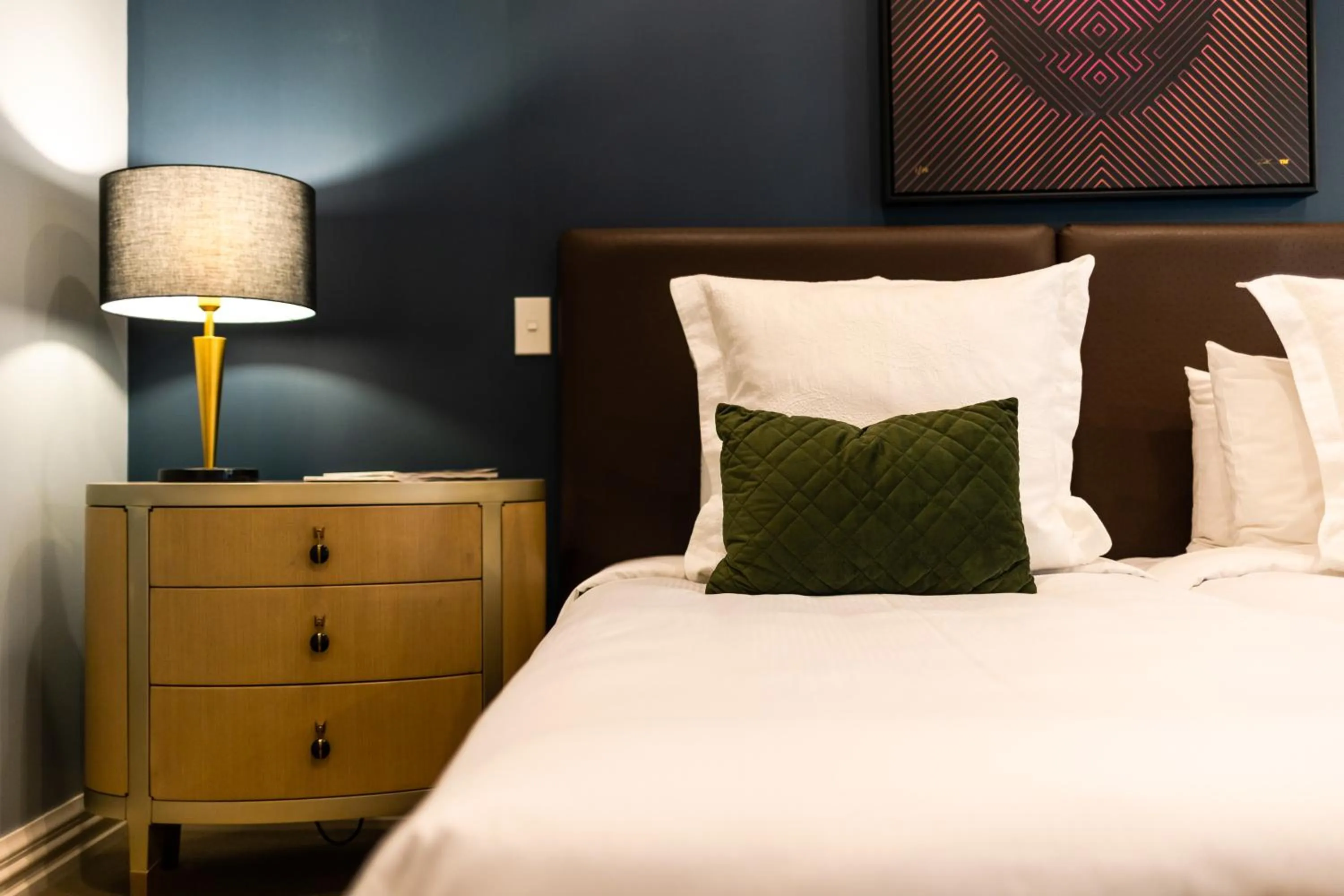 Bed in Parehua Resort