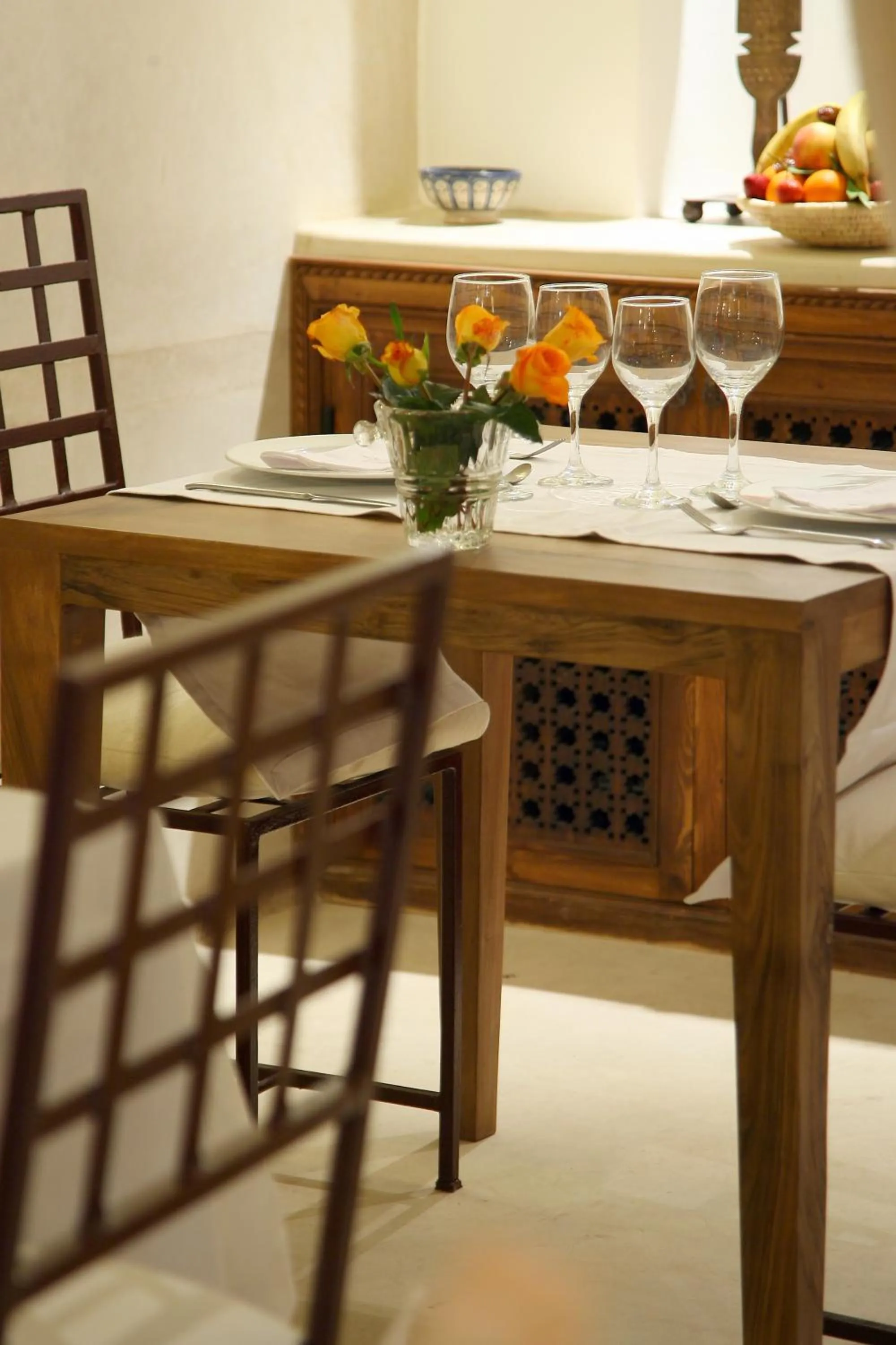 Seating area in Riad CHERRATA