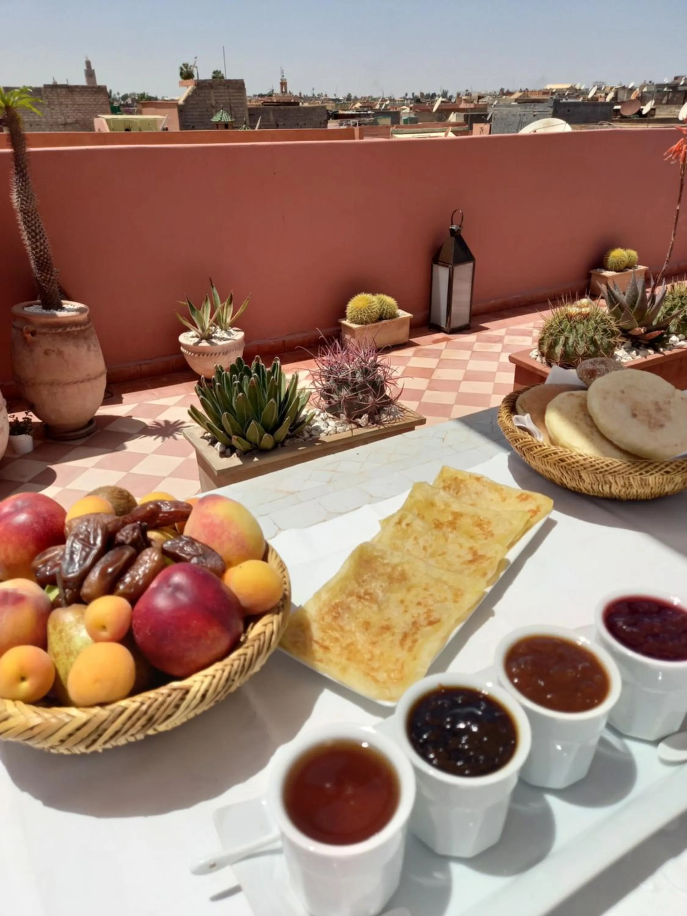 View (from property/room) in Riad CHERRATA