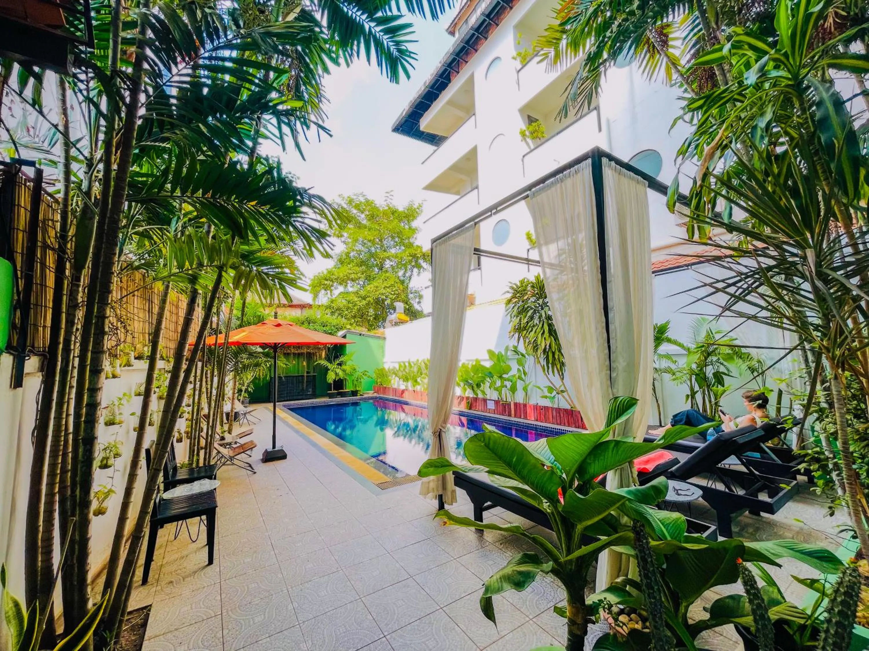 Pool view in Siem Reap Urban Boutique Hotel