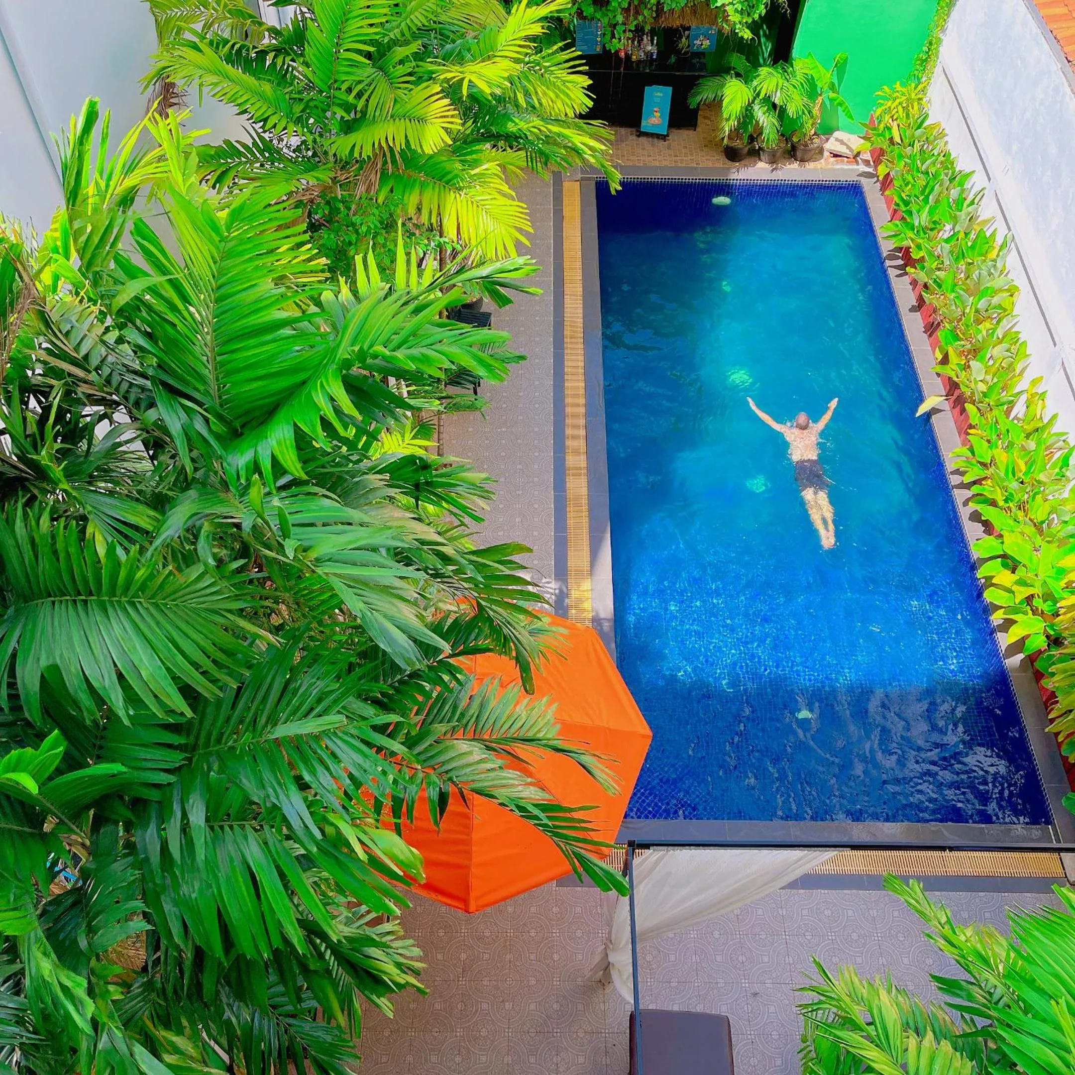 Pool view in Siem Reap Urban Boutique Hotel