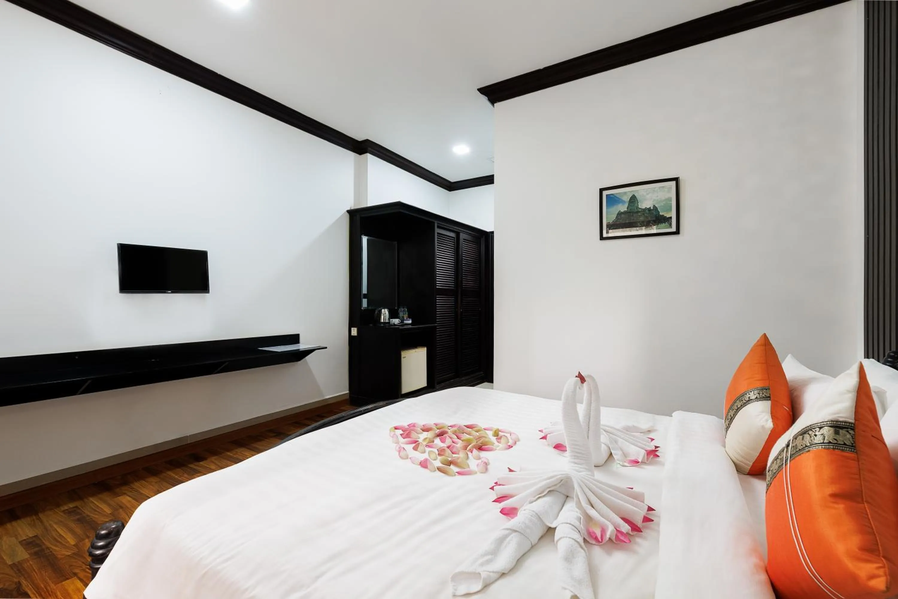 Bed in Siem Reap Urban Boutique Hotel