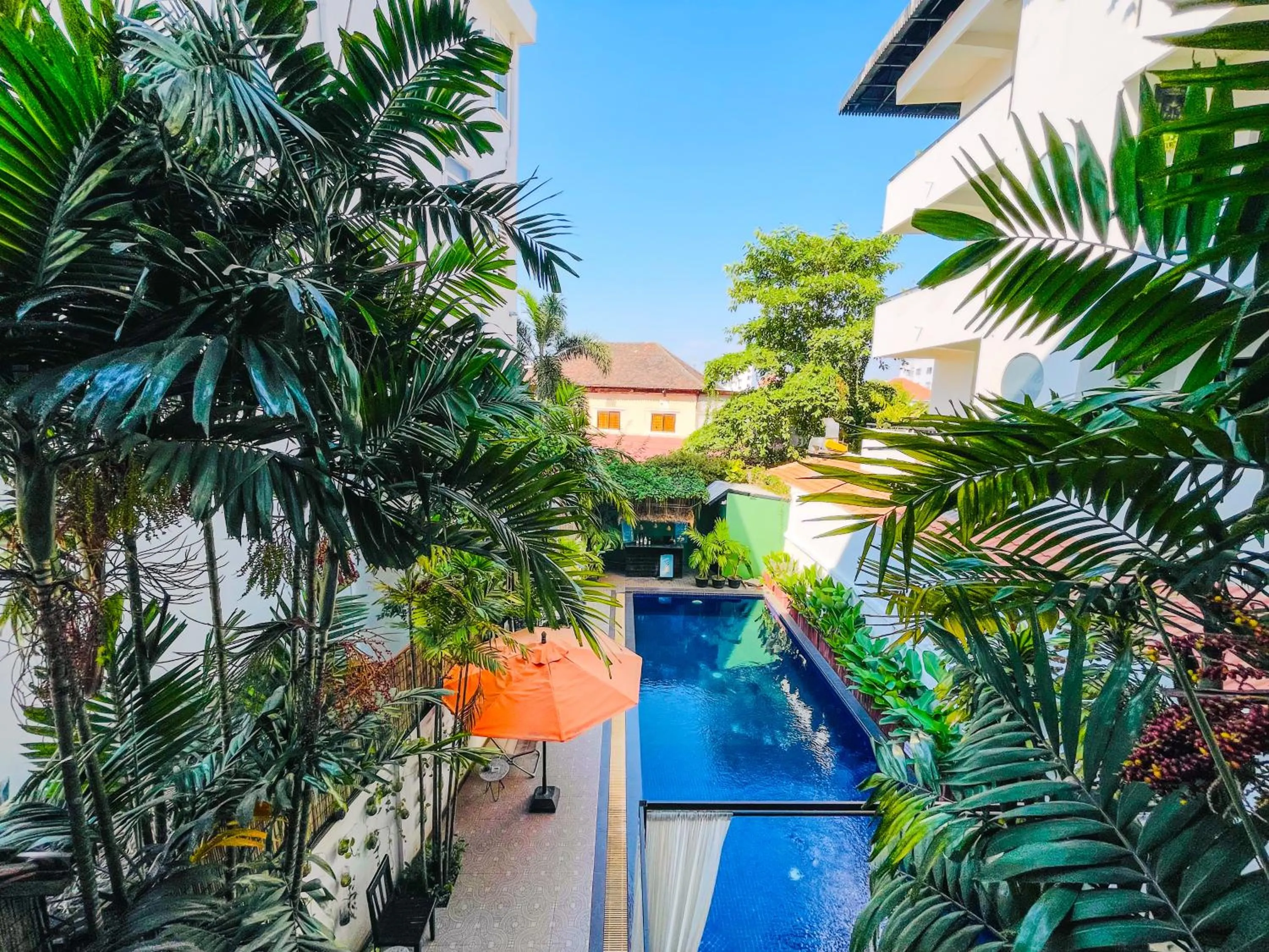 Pool view in Siem Reap Urban Boutique Hotel