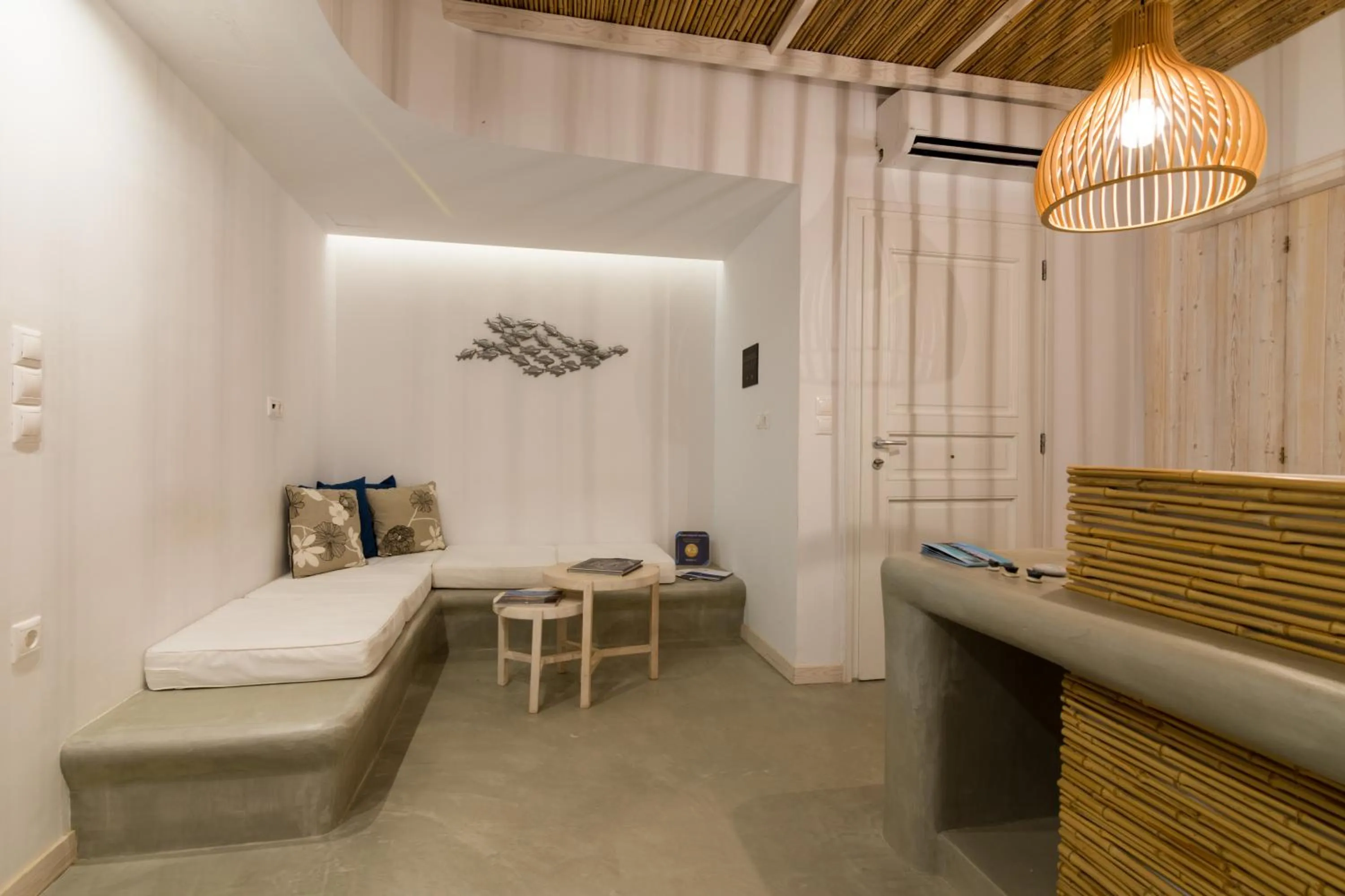 Lobby or reception, Bed in Dolphin Kastraki Studios