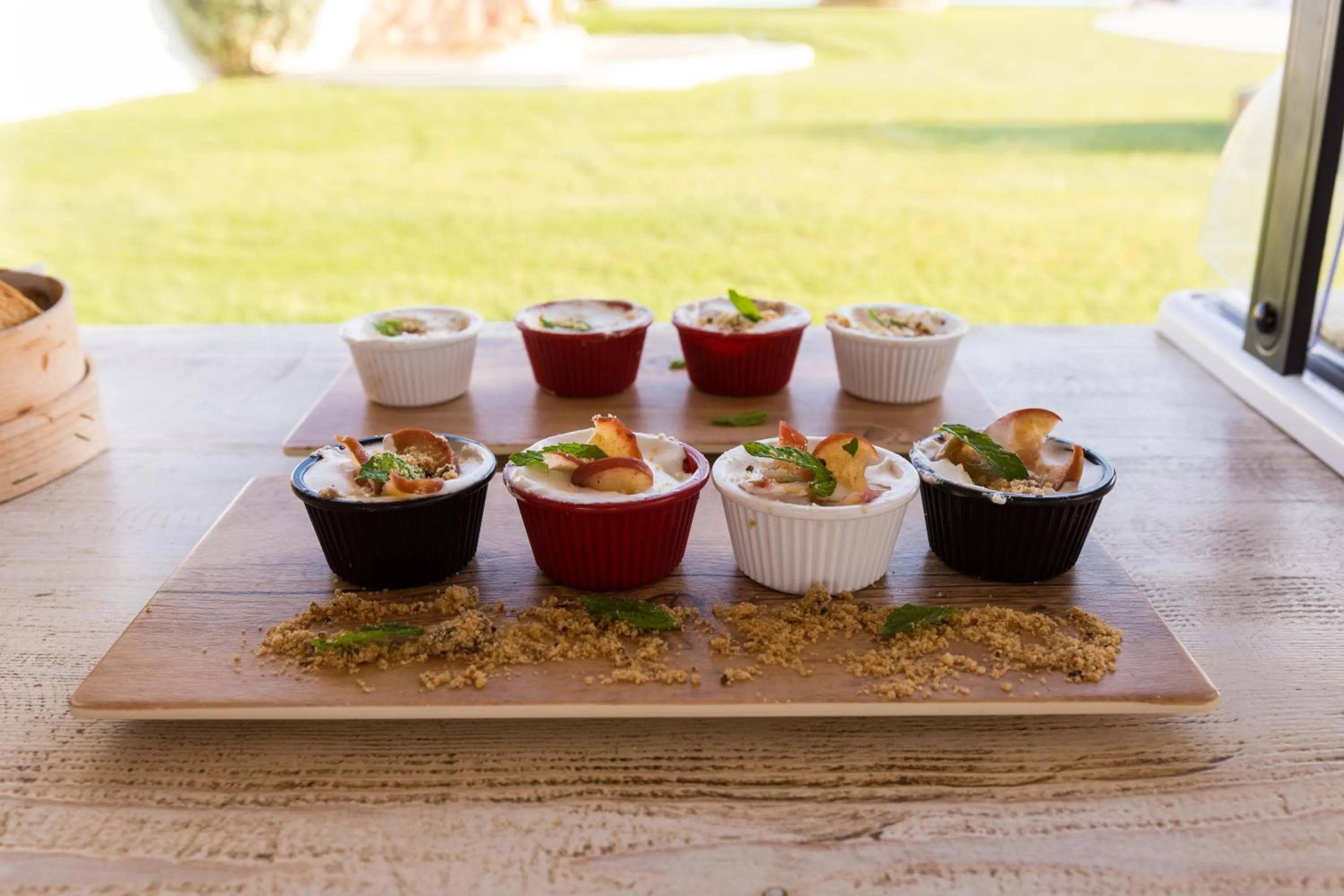 Buffet breakfast in Dolphin Kastraki Studios