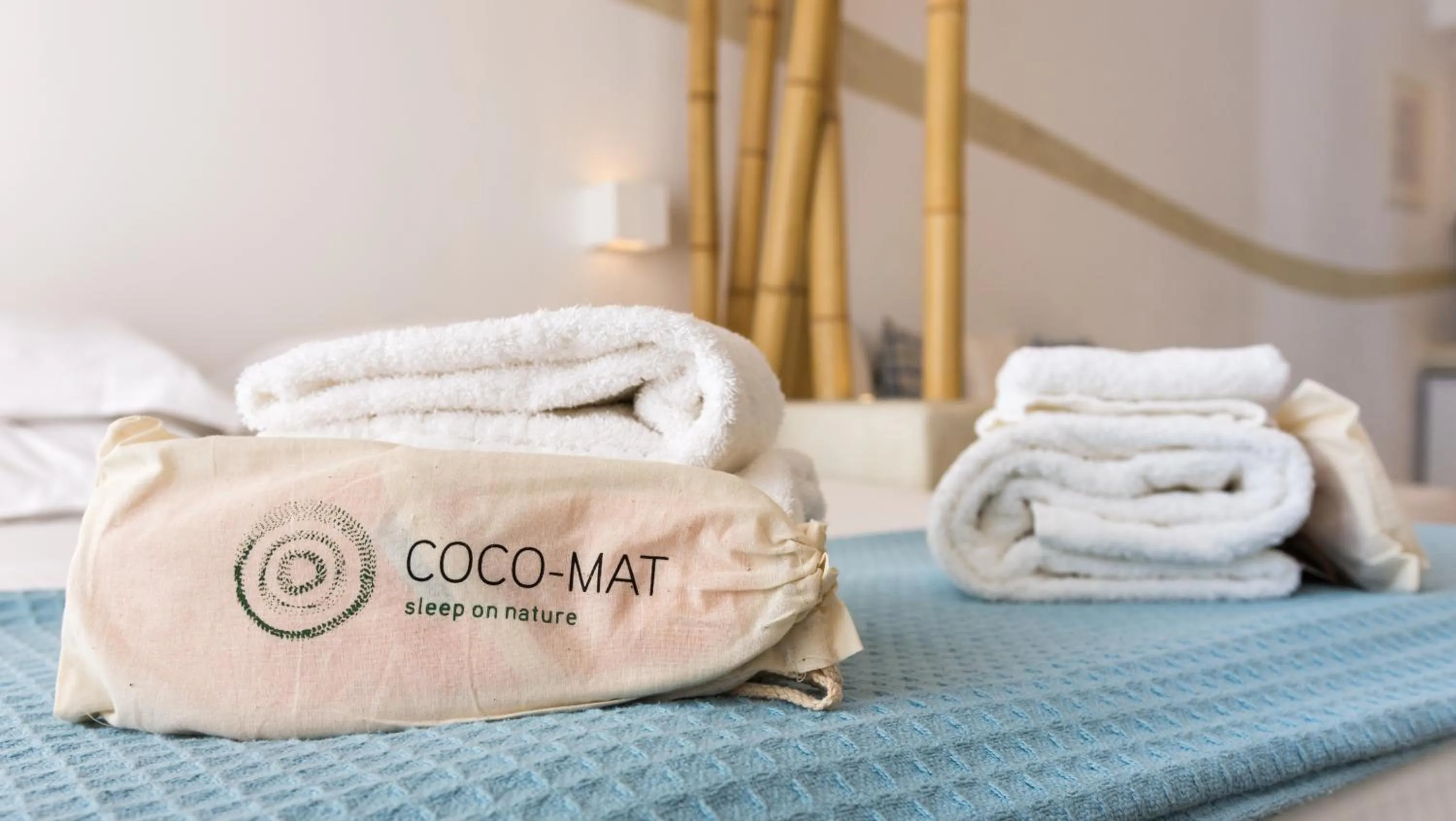 Decorative detail, Bed in Dolphin Kastraki Studios