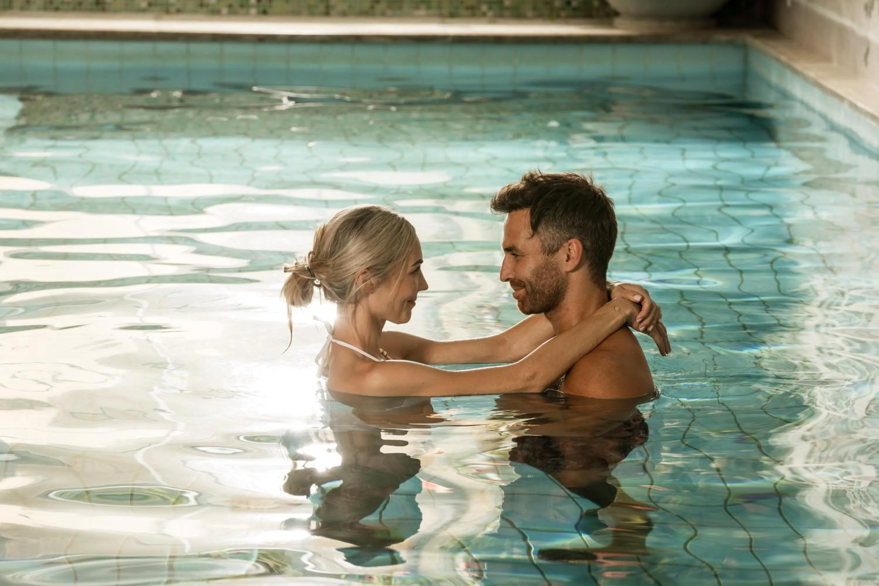 Pool view in Piccolo - Dolomites & Gourmet Hotel
