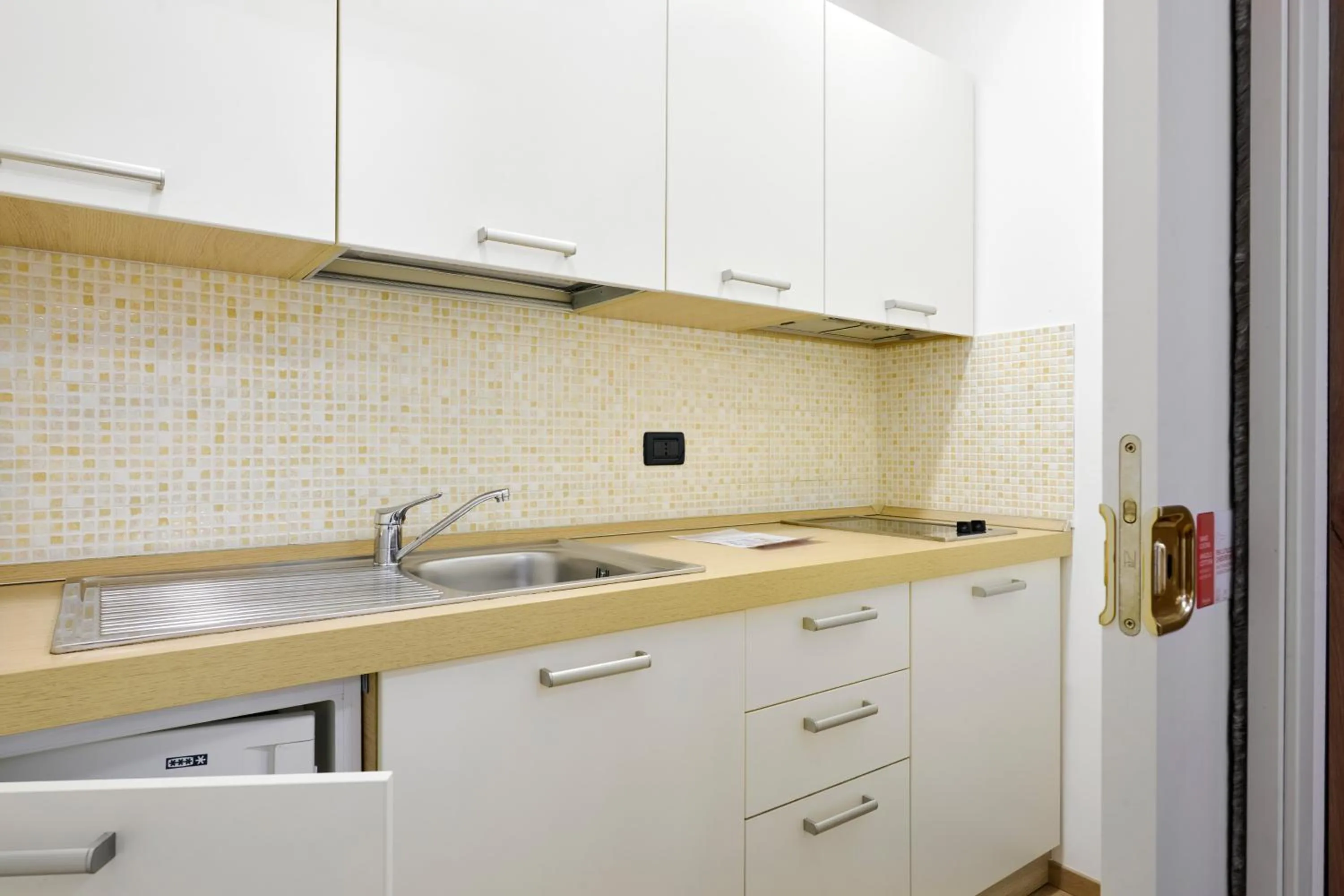 Kitchen or kitchenette in Residence Hotel Miralago