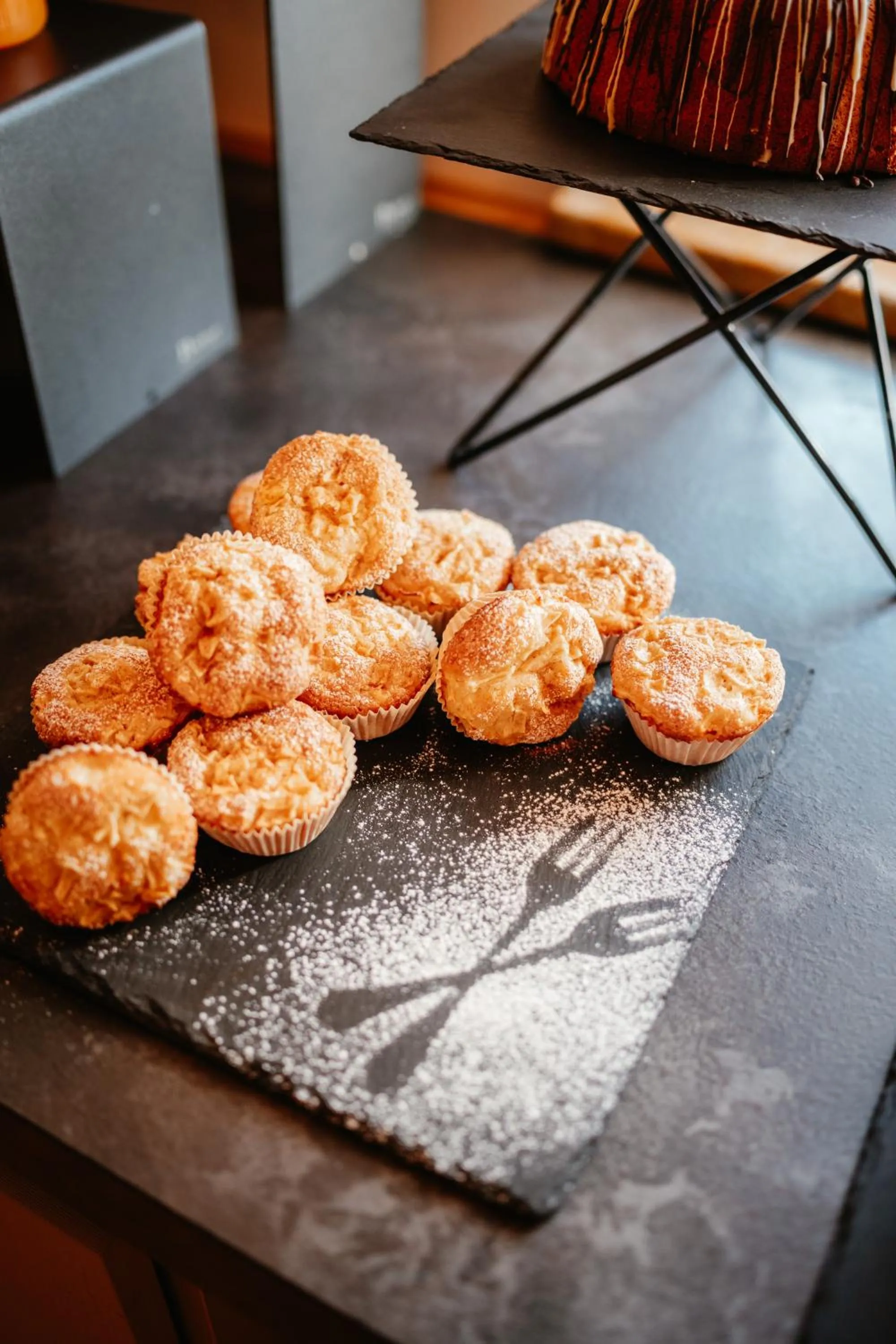 Italian breakfast in Residence Hotel Miralago