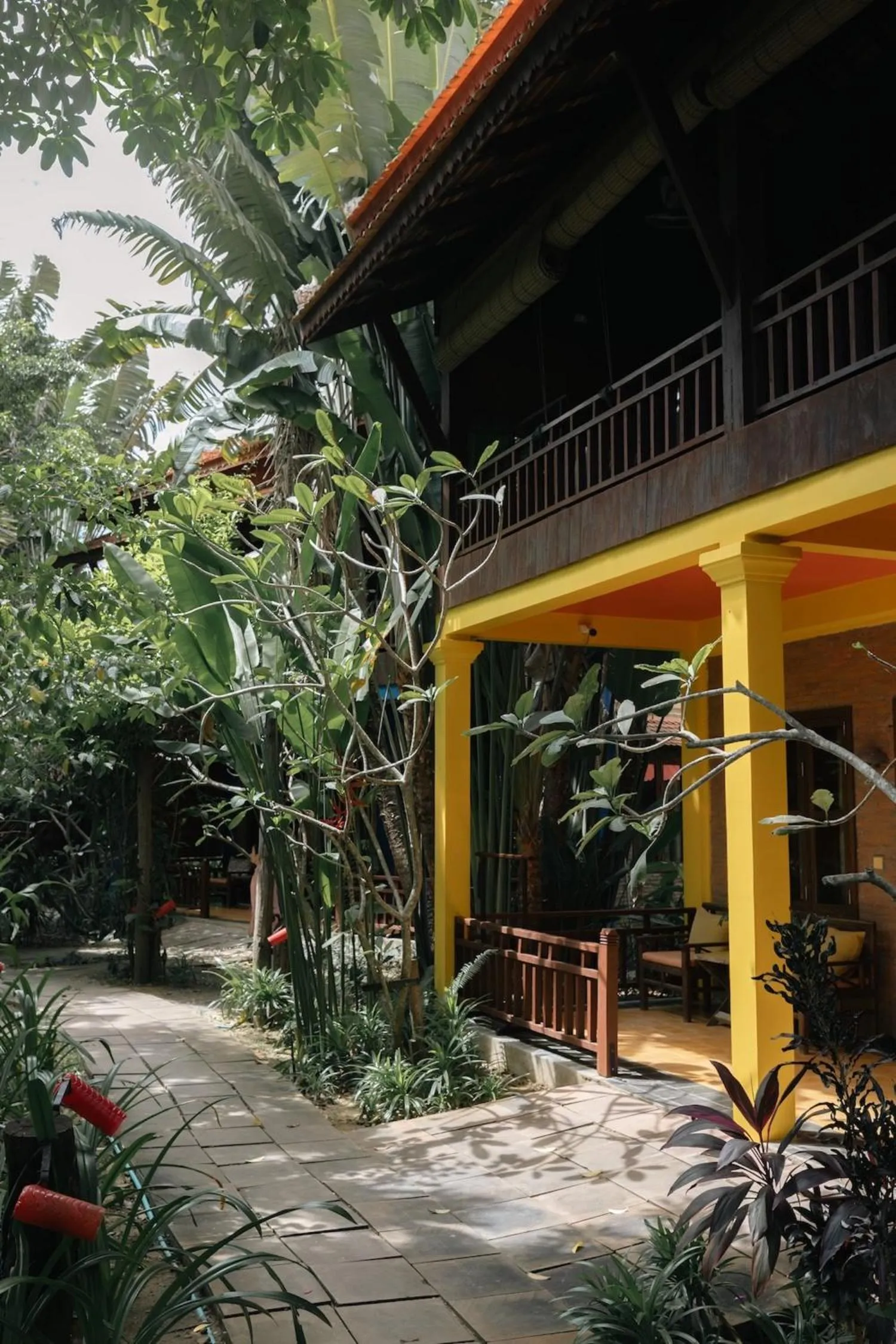 Garden view in Maisons Wat Kor