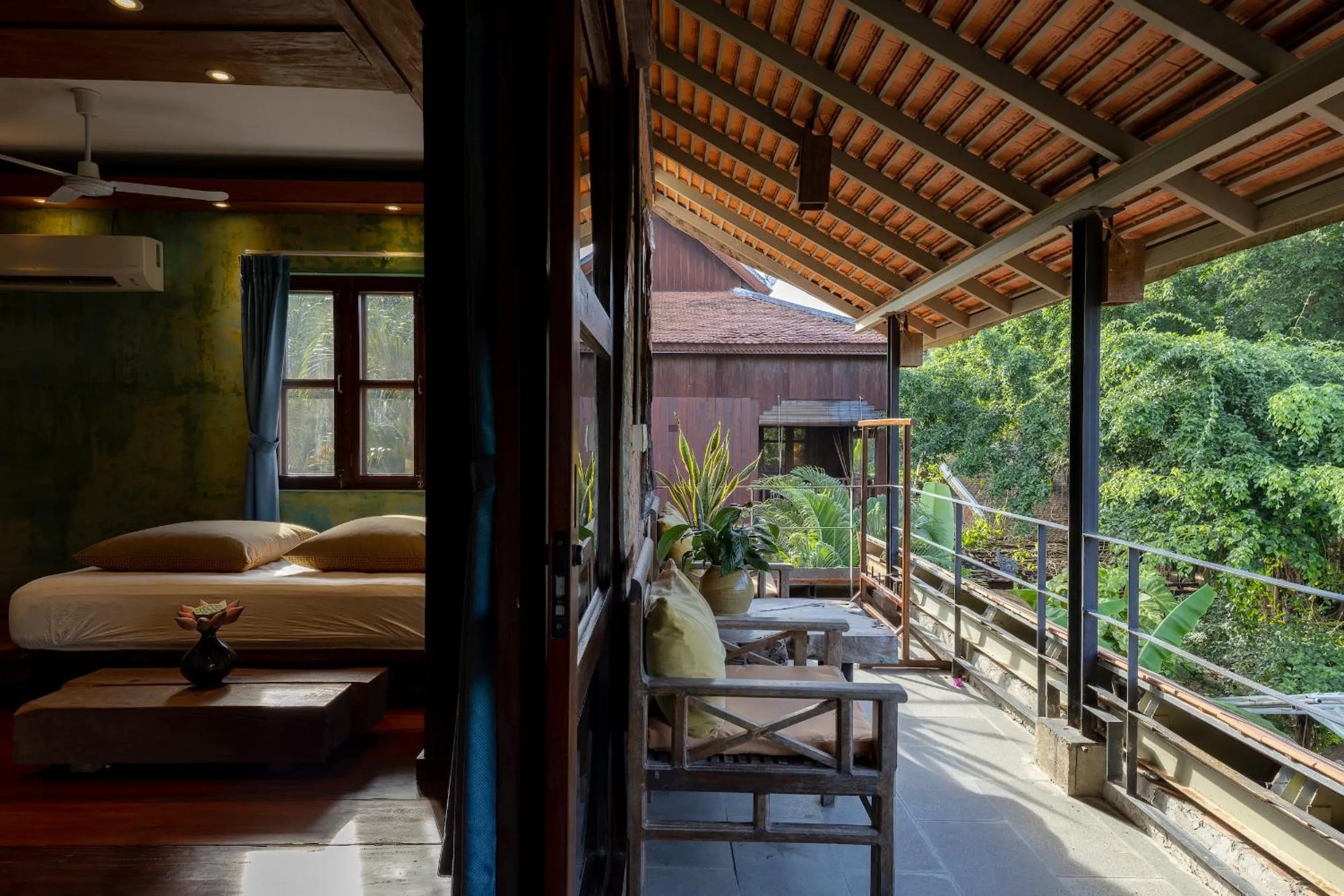Balcony/Terrace in Maisons Wat Kor