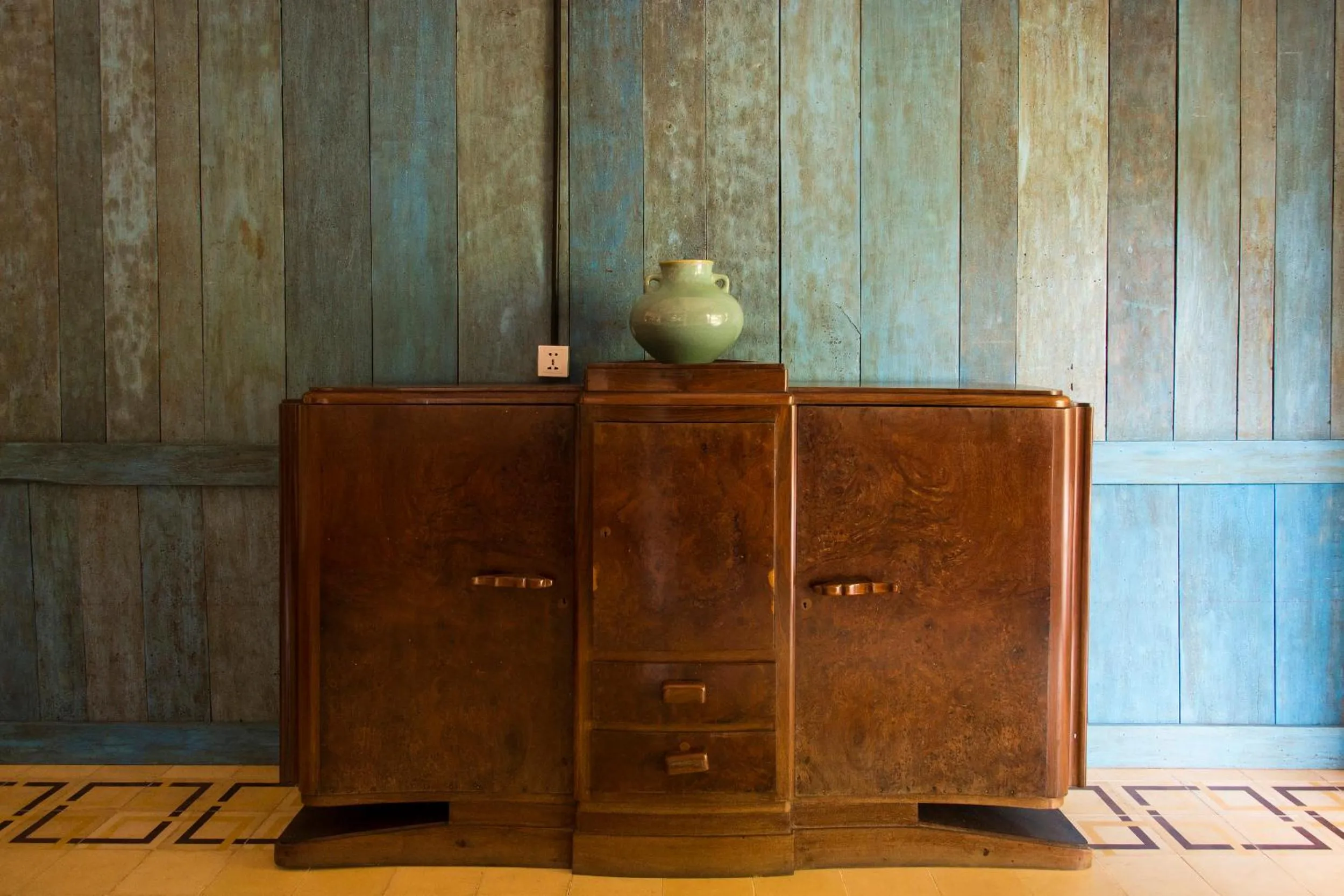 Decorative detail in Maisons Wat Kor