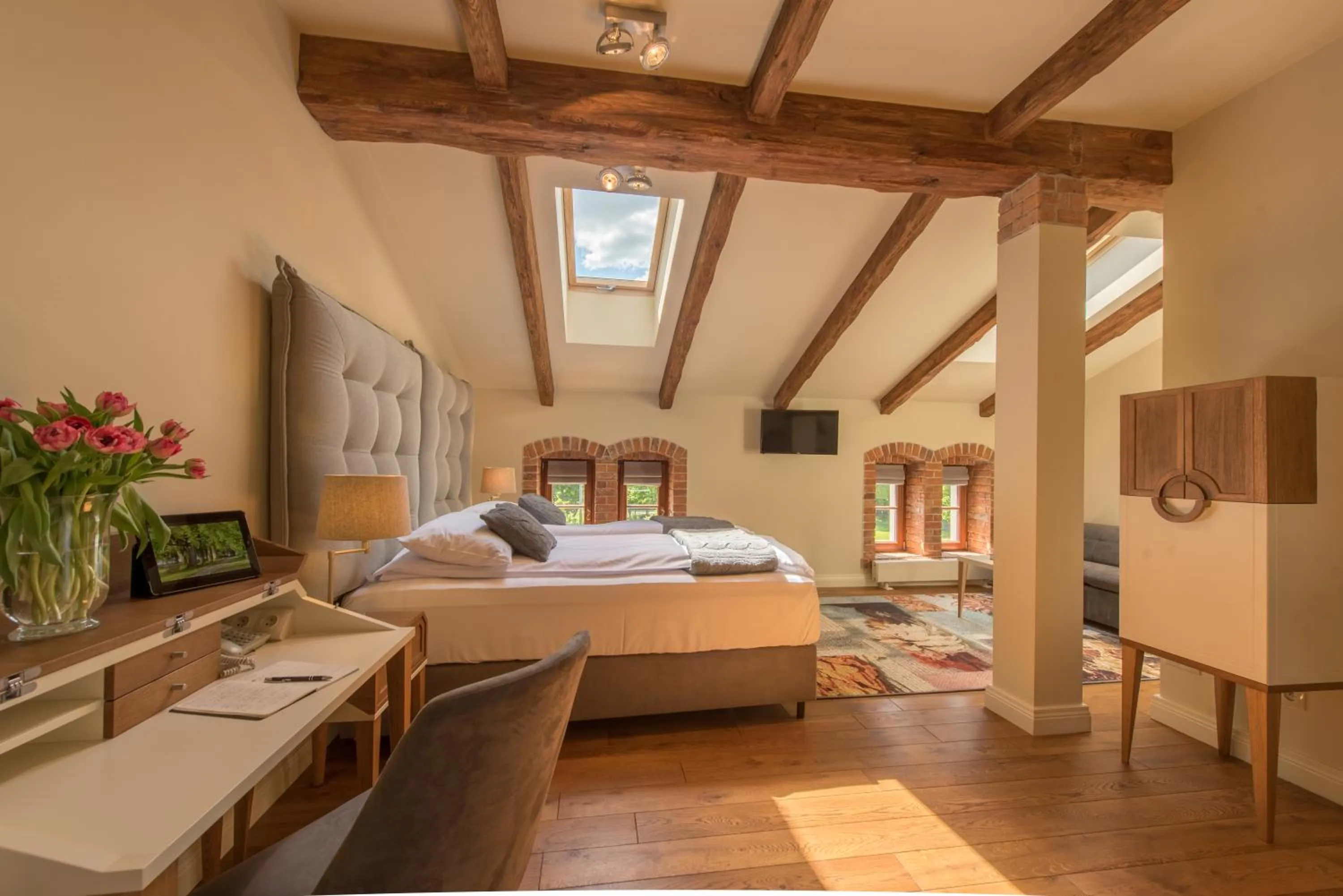 Bed in Pałac Warlity