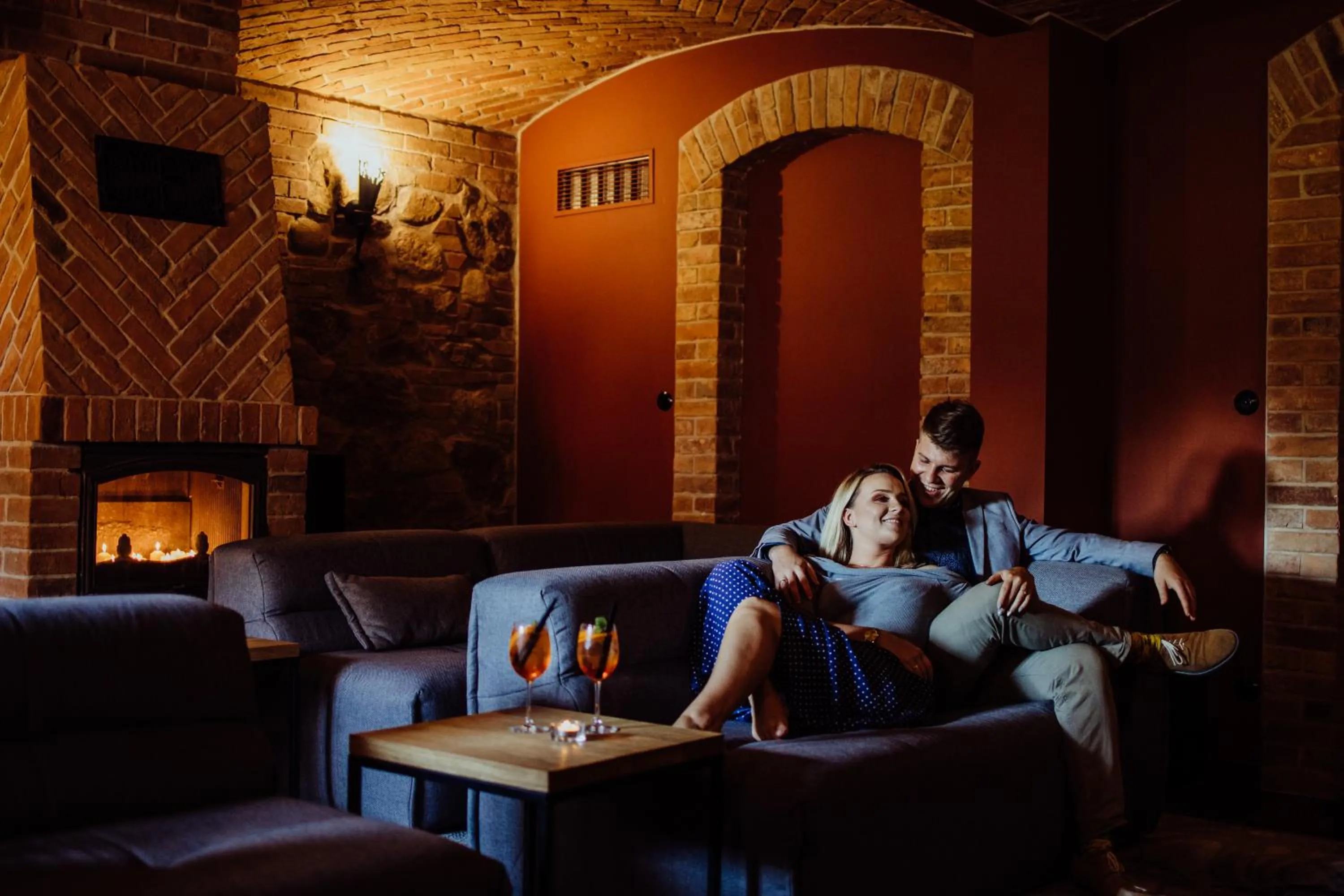 Communal lounge/ TV room in Pałac Warlity