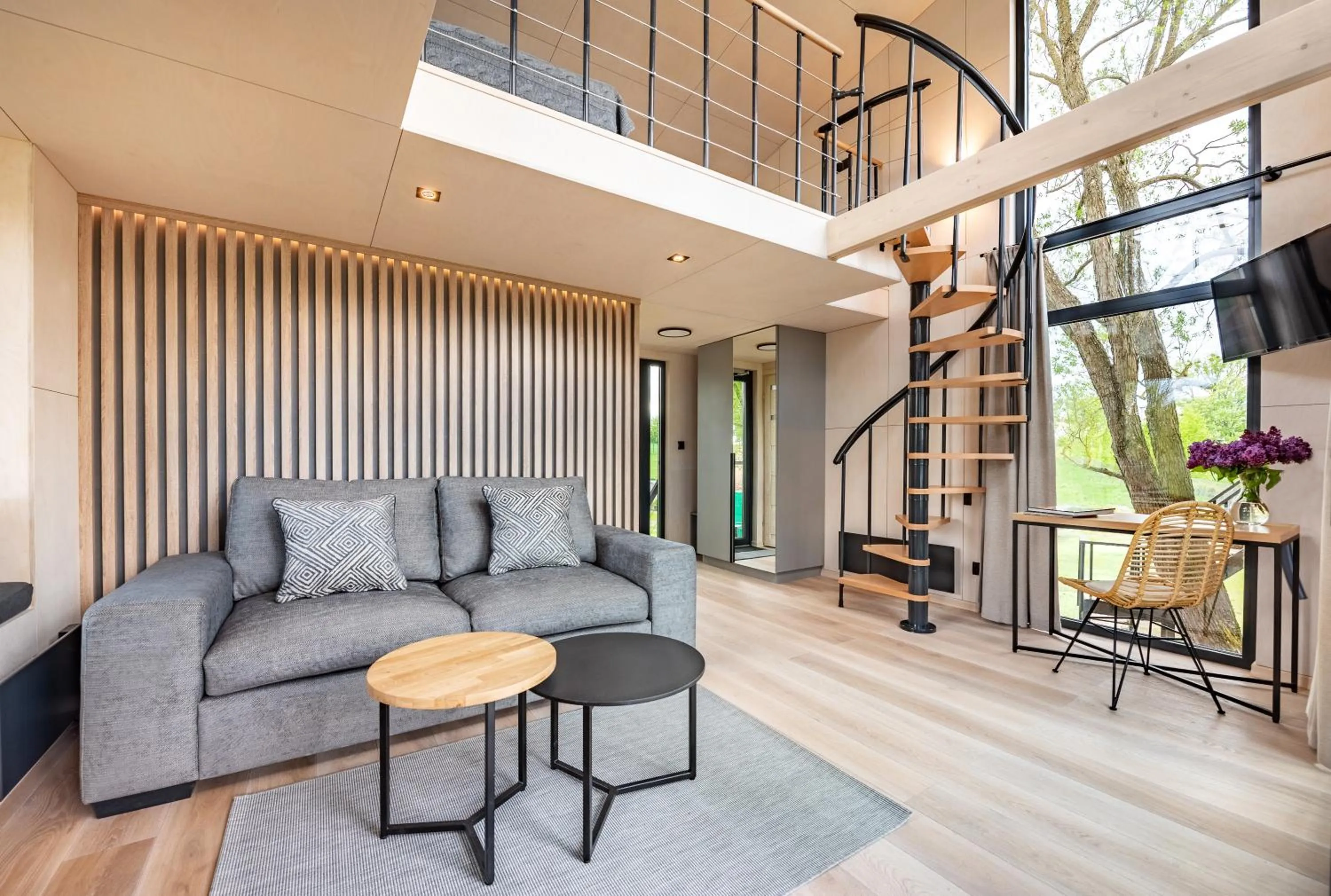 Living room in Pałac Warlity