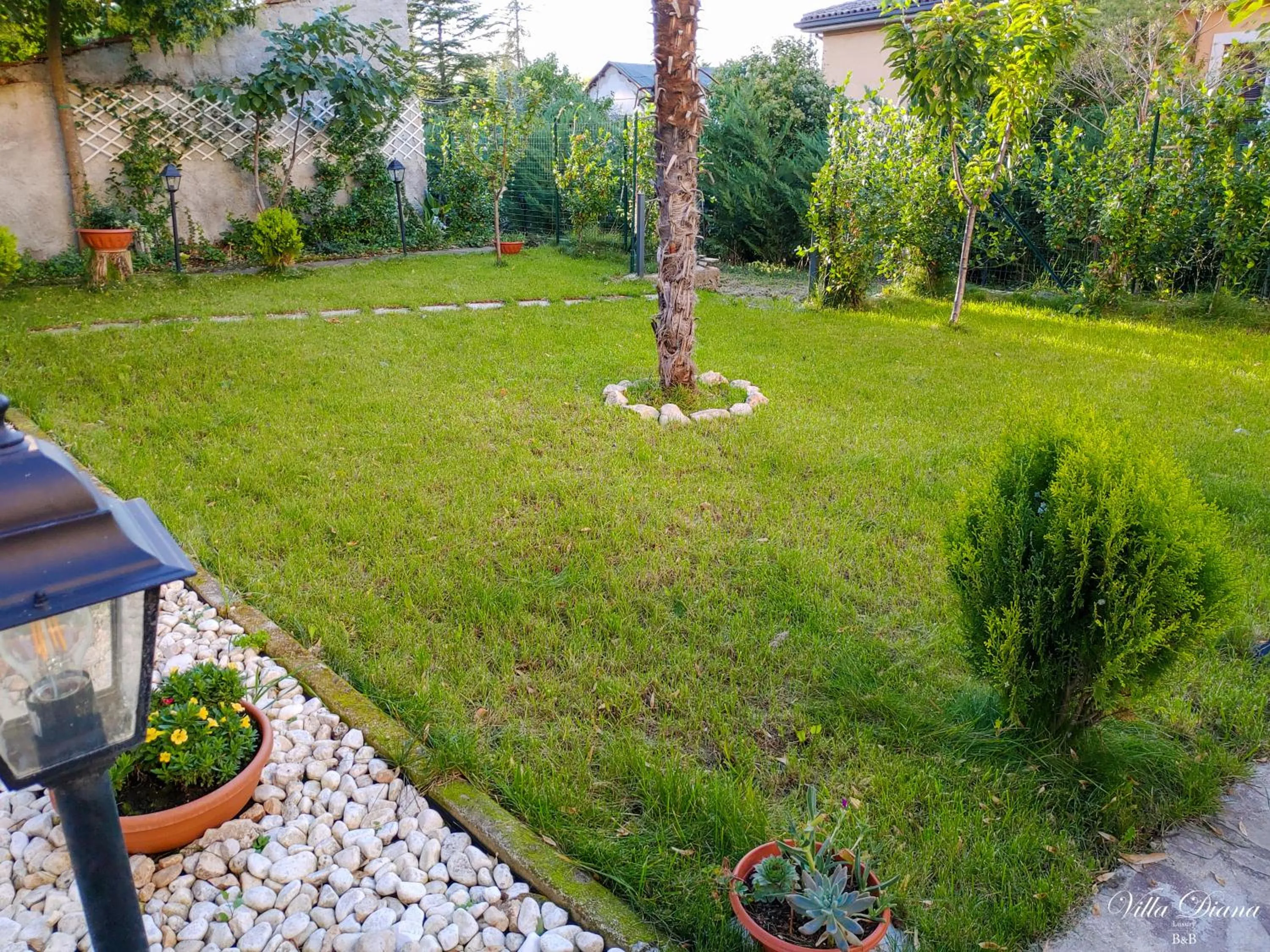 Garden in B&B Villa Diana
