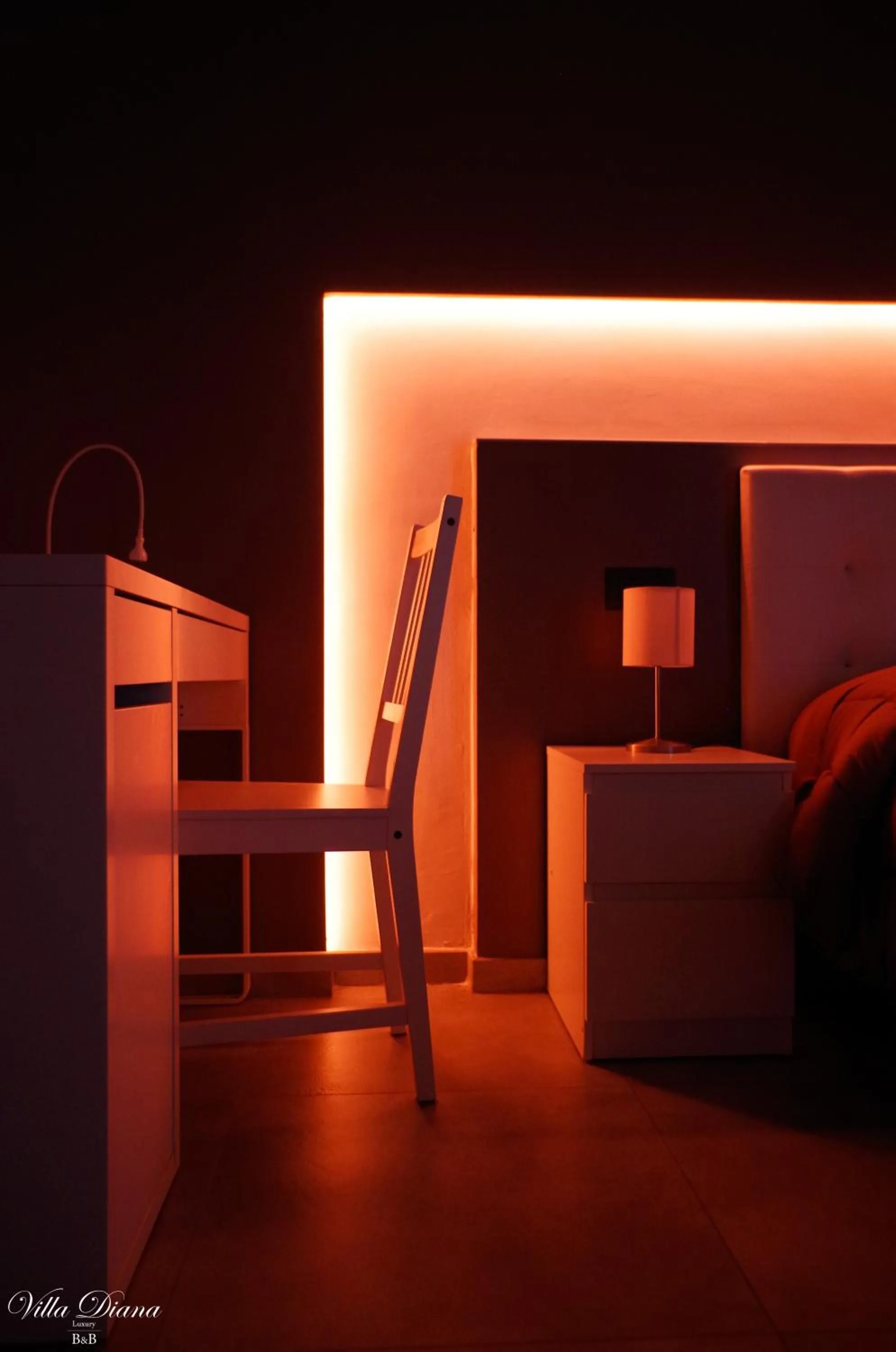 Decorative detail, Bed in B&B Villa Diana