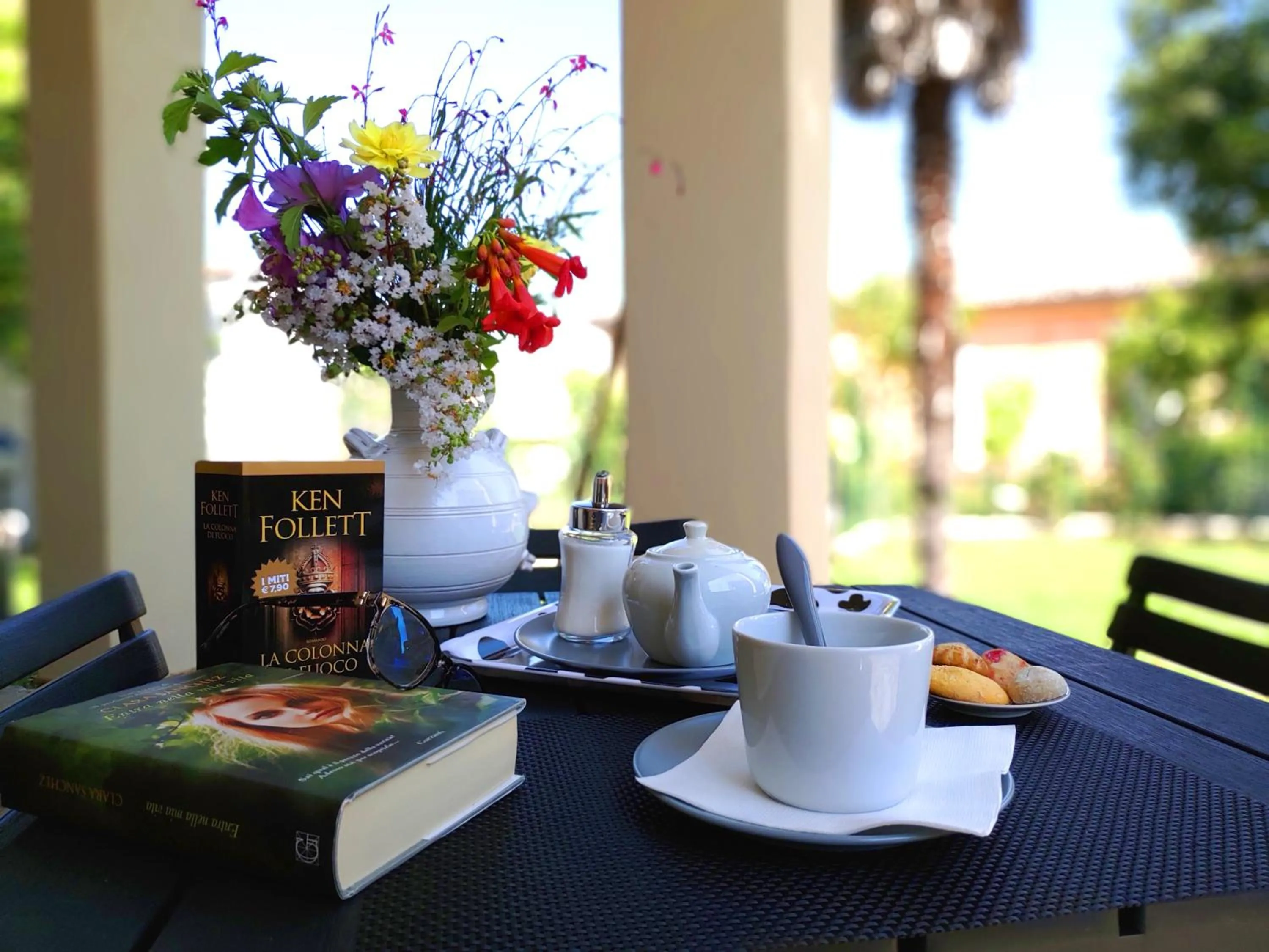 Patio in B&B Villa Diana