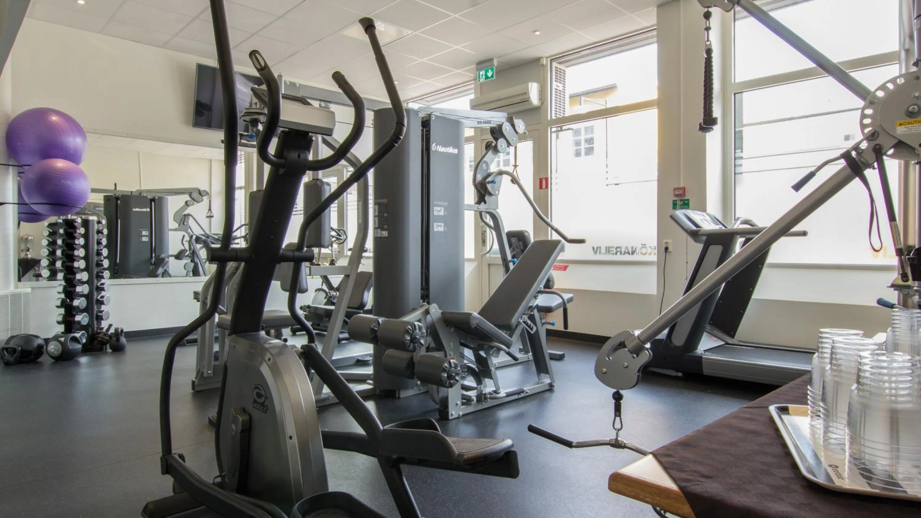 Fitness centre/facilities in Best Western Plus Västerviks Stadshotell