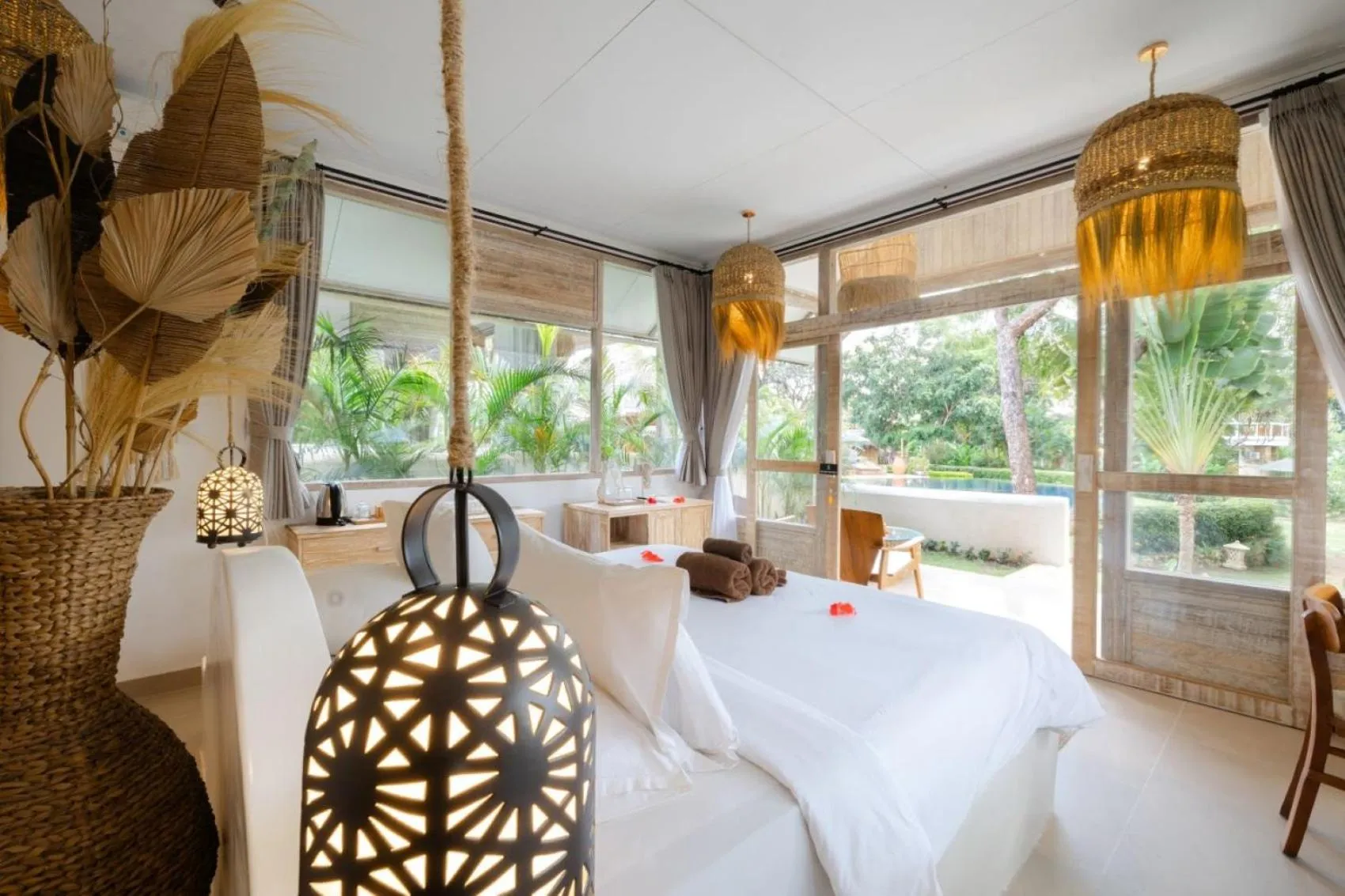 Seating area in La Joya Balangan Resort