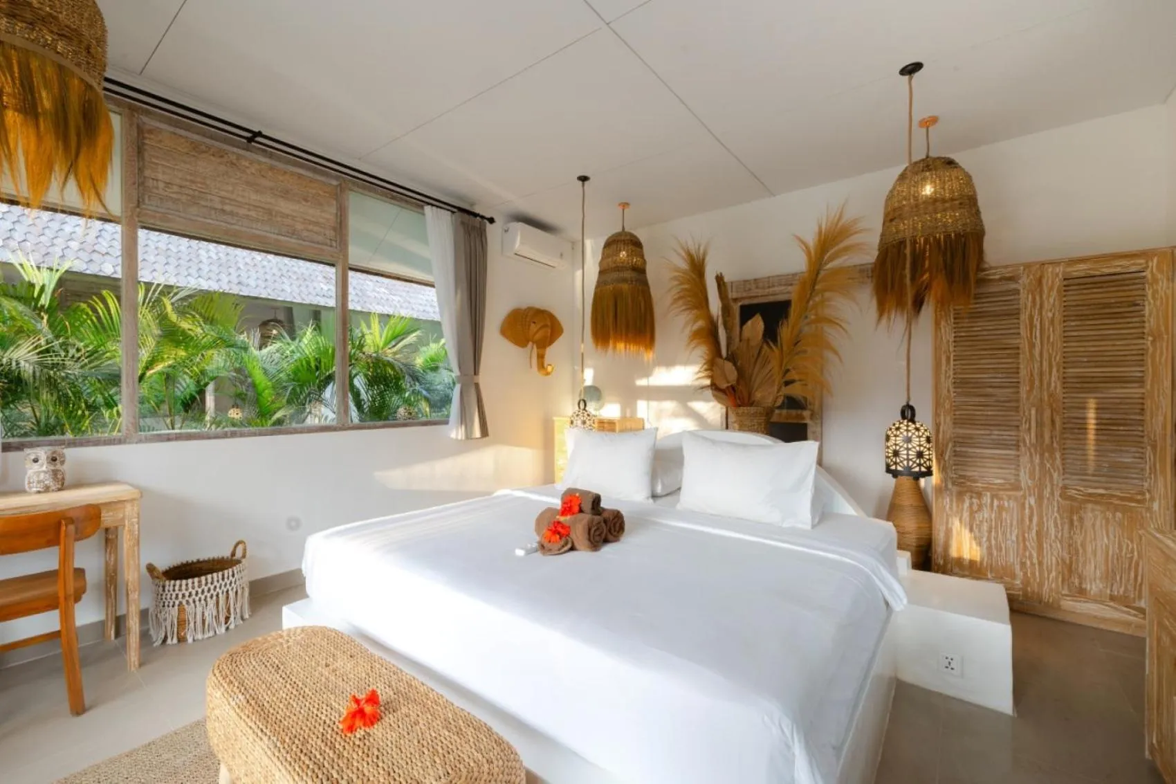 Bed in La Joya Balangan Resort