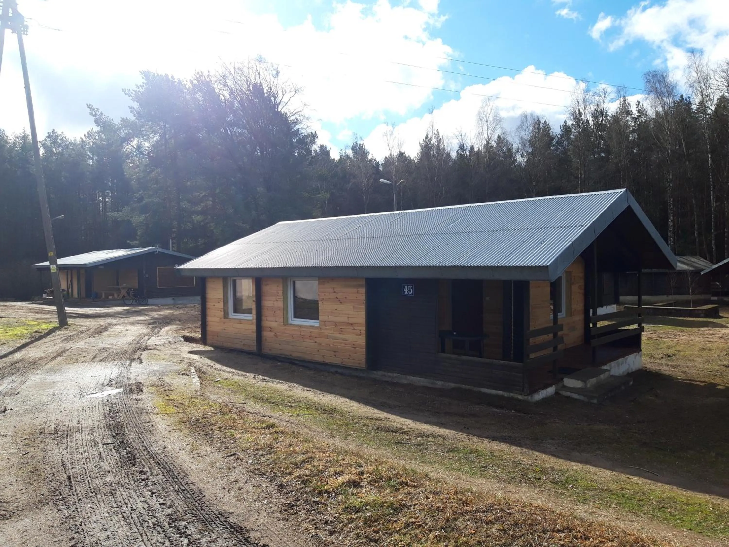 Balcony/Terrace in Stacja Wypoczynkowa Augustów