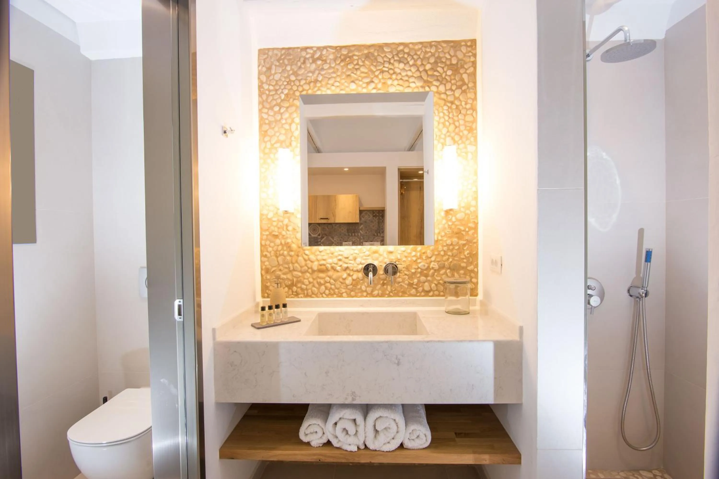 Bathroom in Louis Studios Santorini