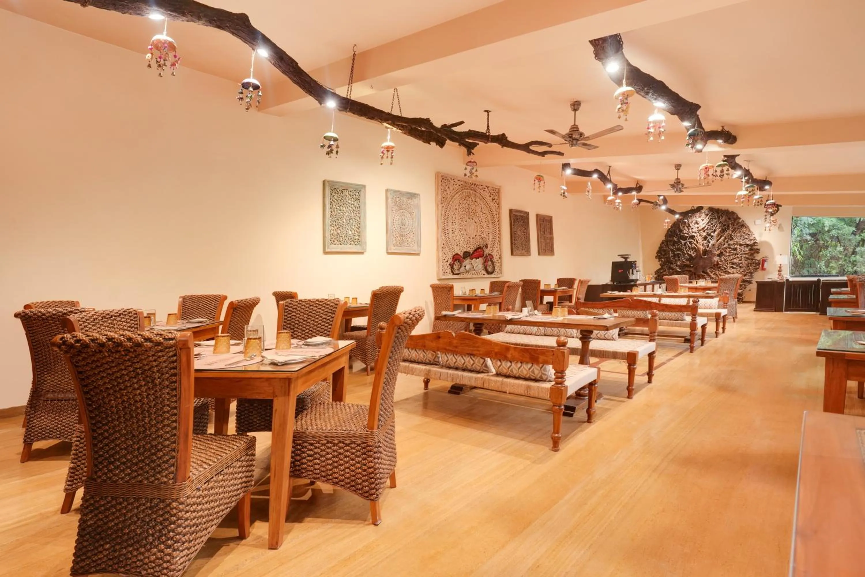 Restaurant/places to eat in The Tree House Resort, A Club Mahindra Associate