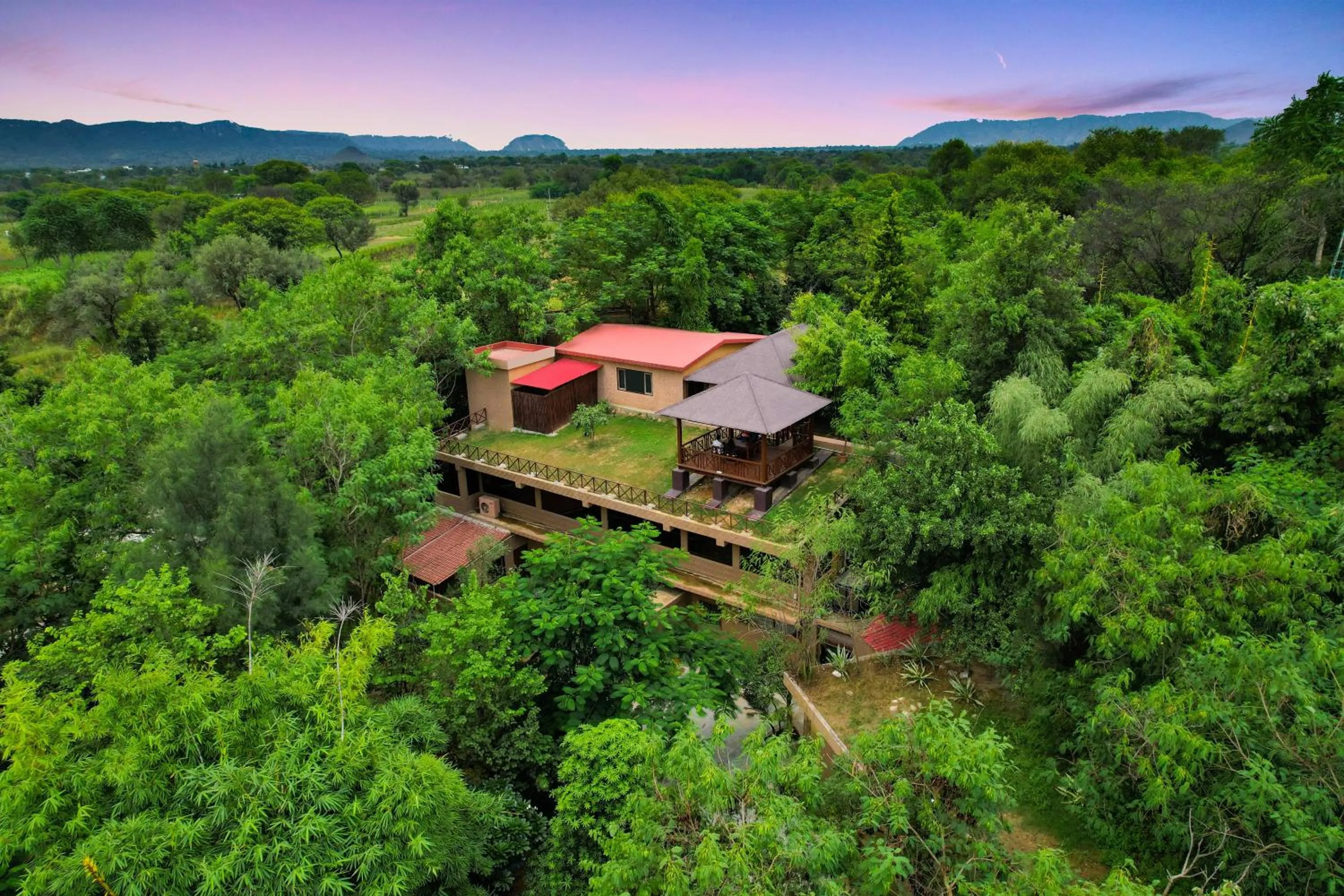 Property building in The Tree House Resort, A Club Mahindra Associate
