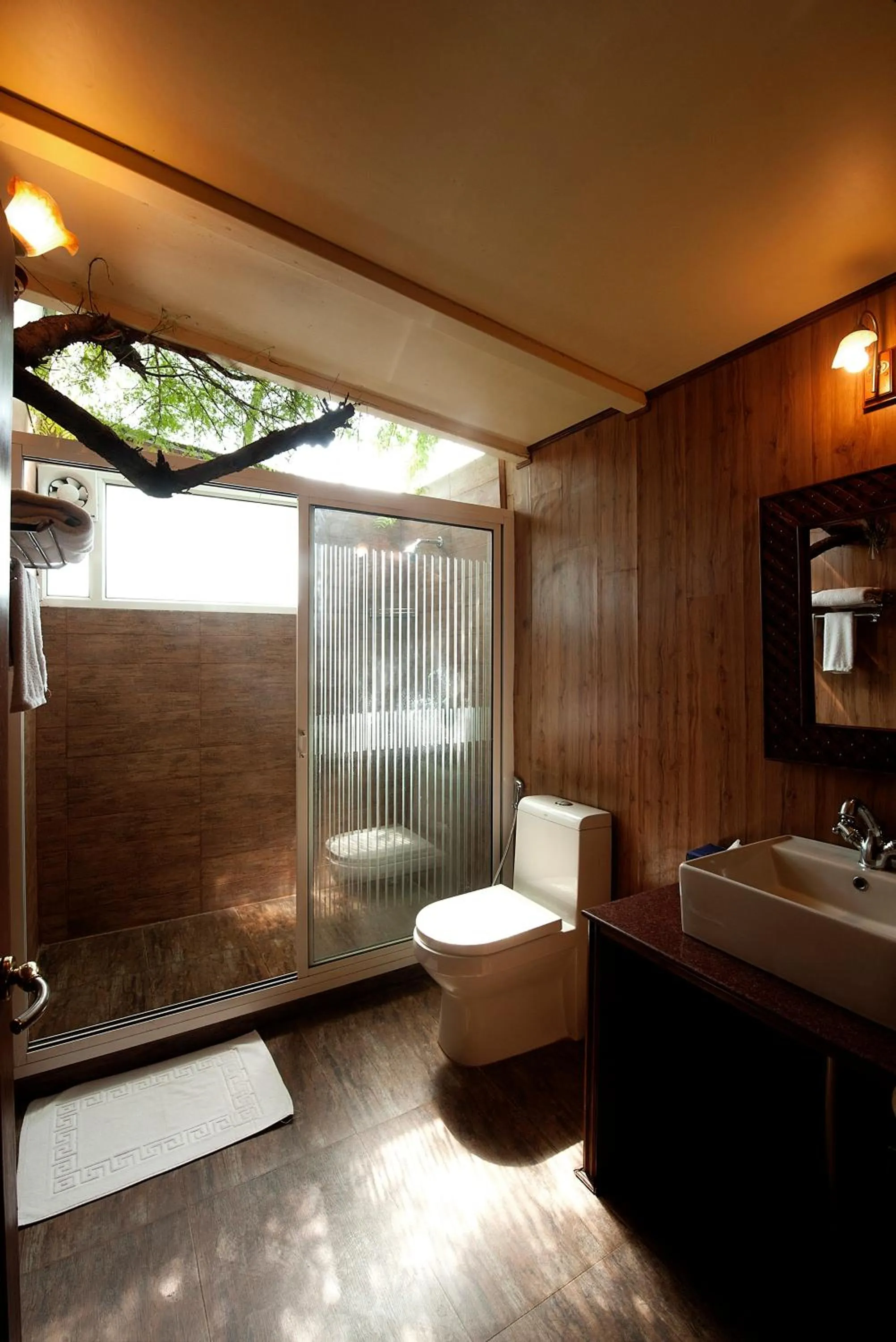 Bathroom in The Tree House Resort, A Club Mahindra Associate