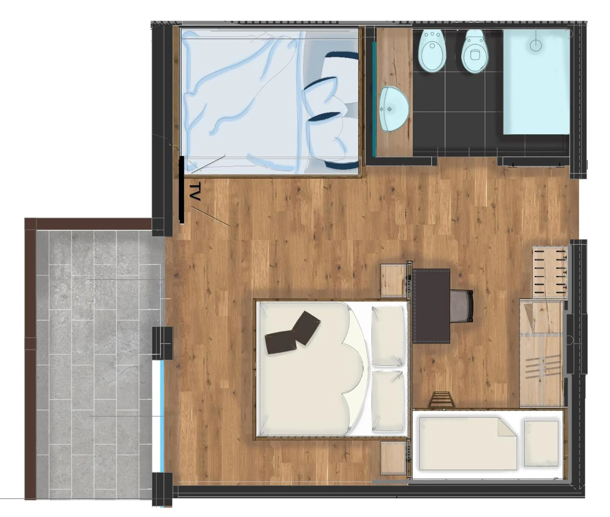 Floor plan in Hotel Wolf