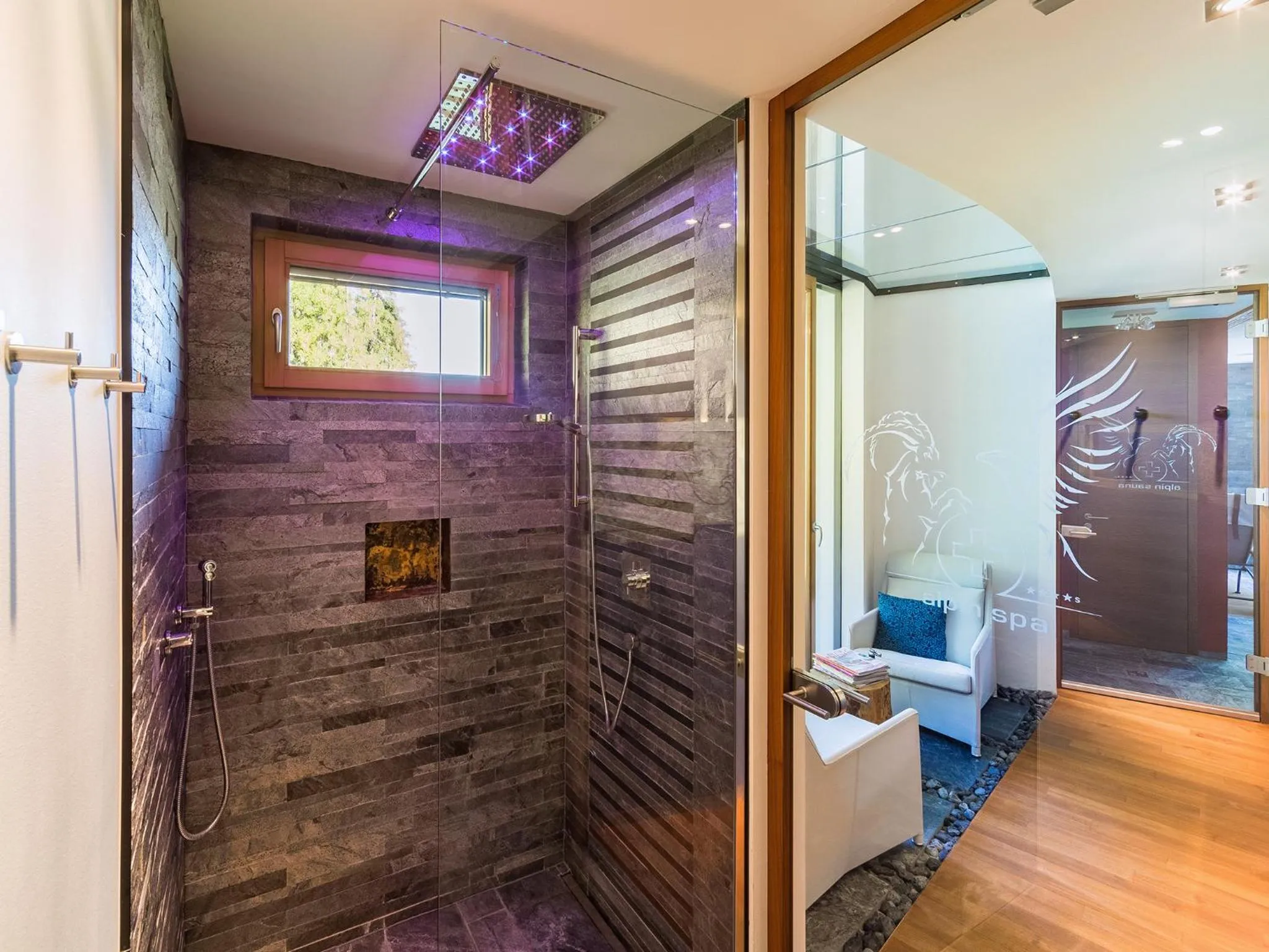 Shower in Alpinlodge & Spa