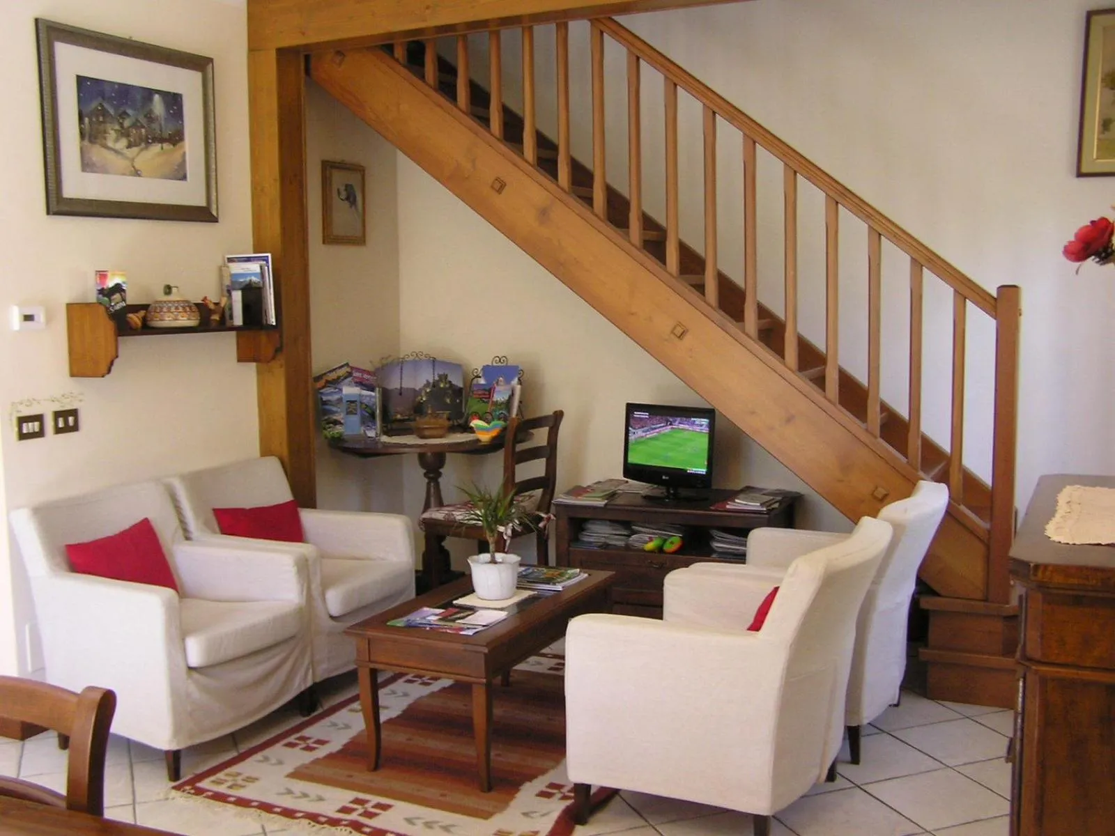 Living room in B&B Au Petit Bonheur