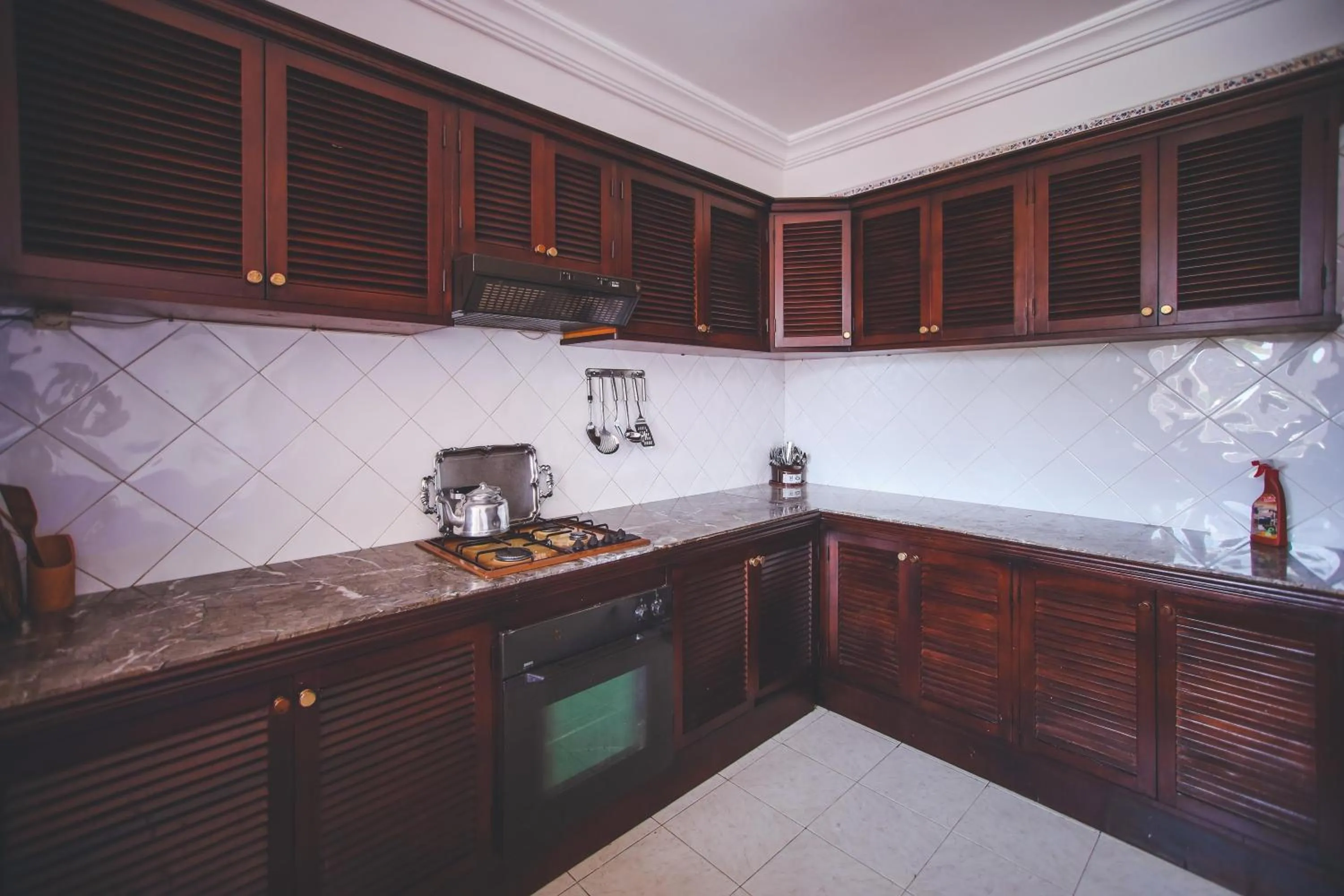 Kitchen or kitchenette in Appart Hotel Alia