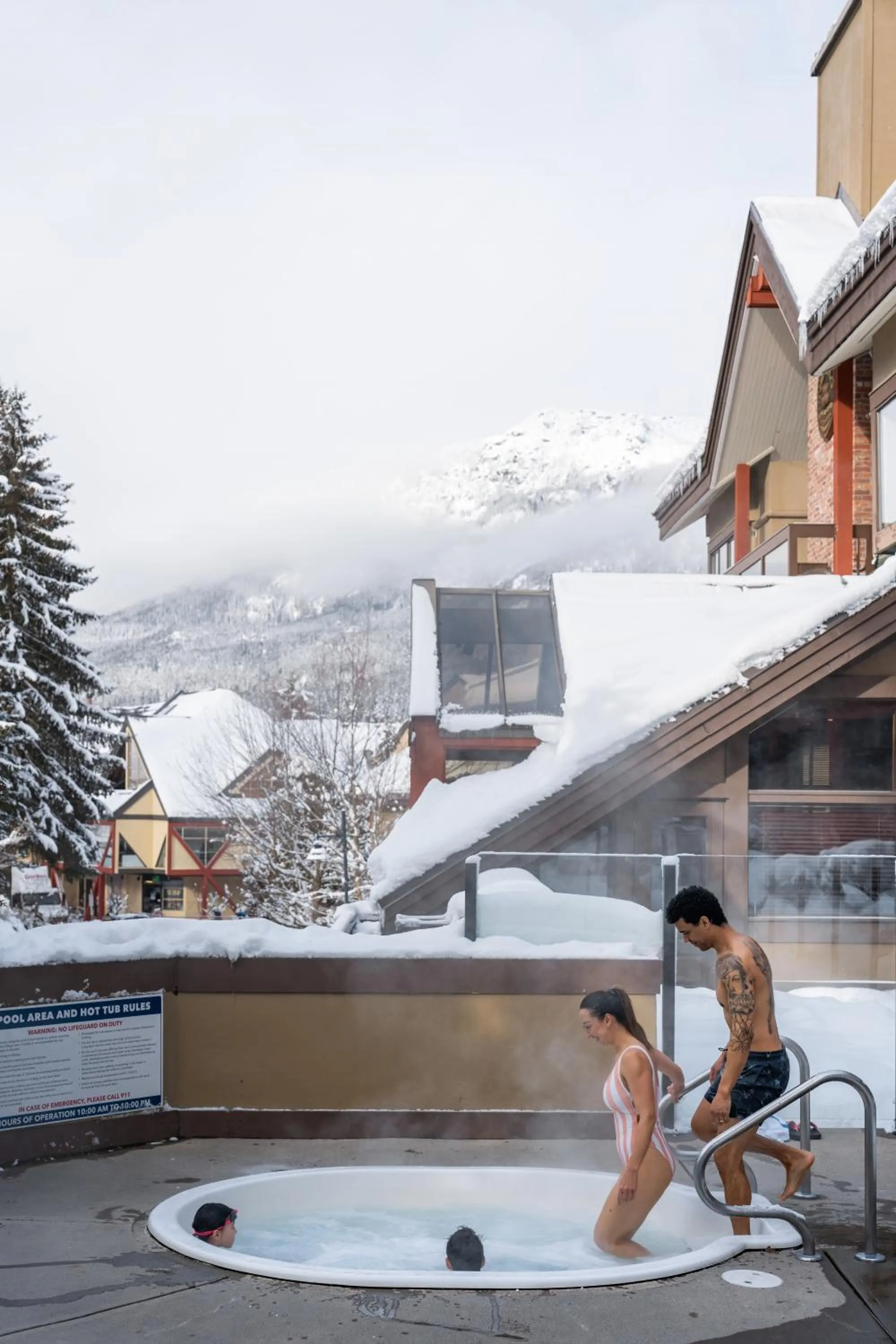 Hot Tub in Whistler Village Inn & Suites
