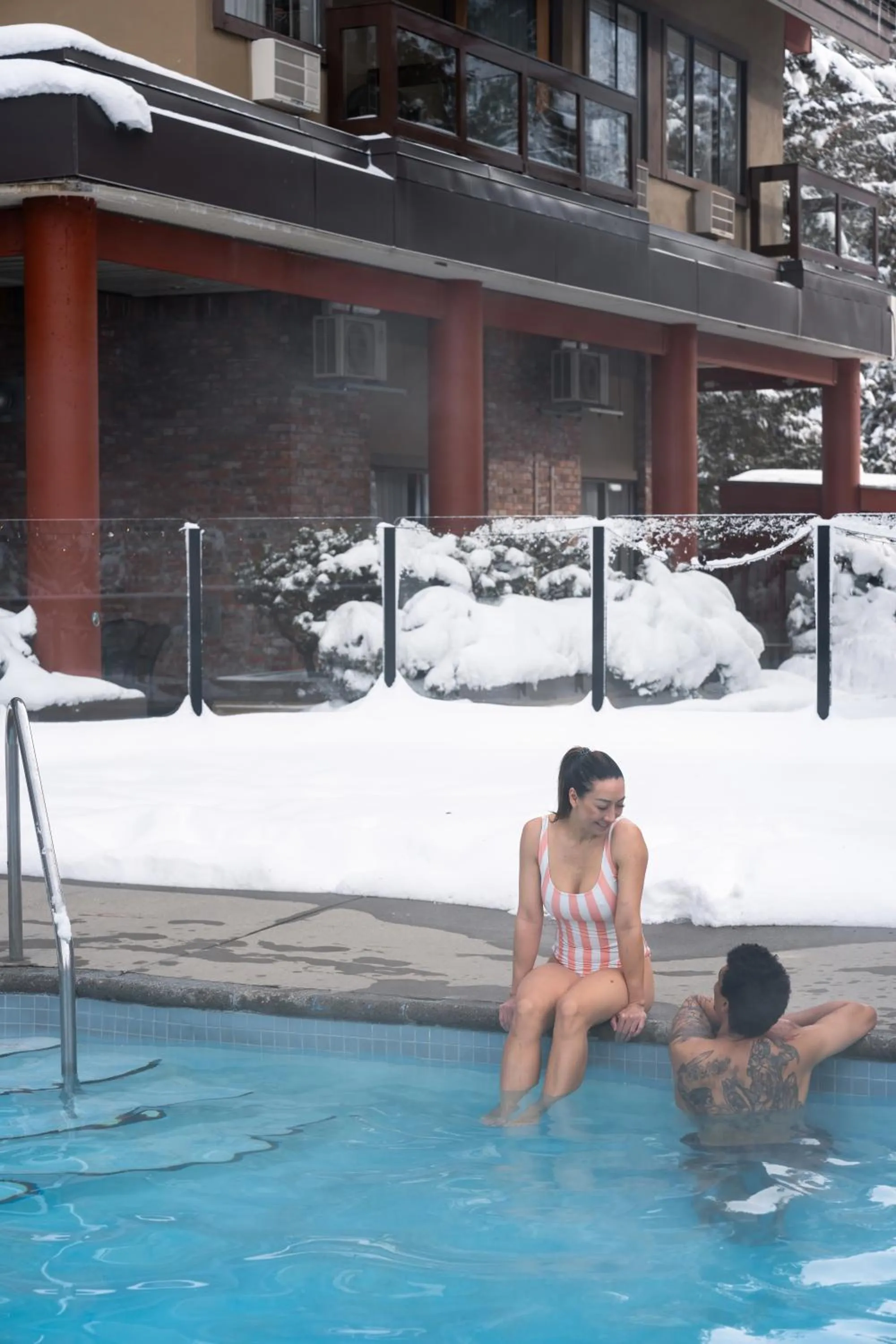 Swimming pool in Whistler Village Inn & Suites