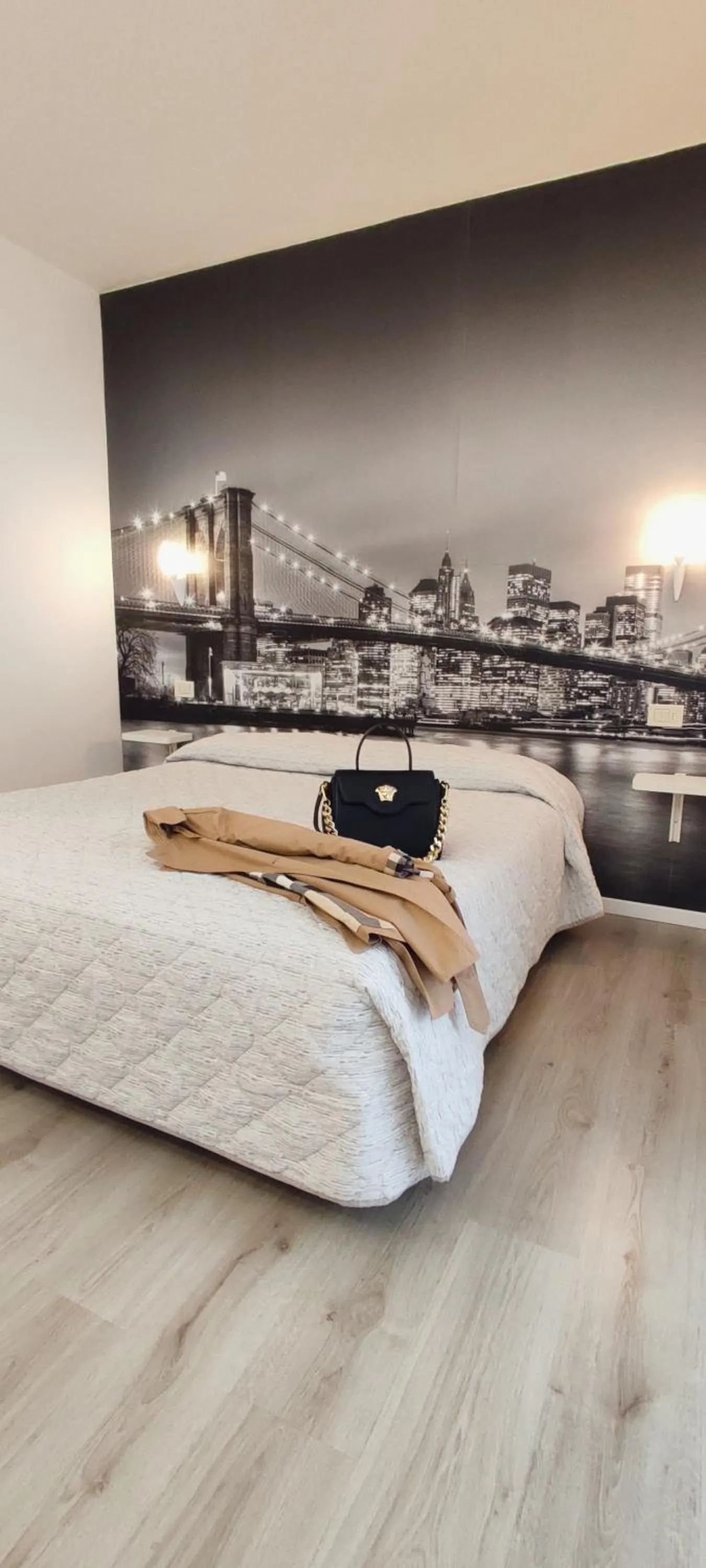 Bed in Hotel Everest Arco