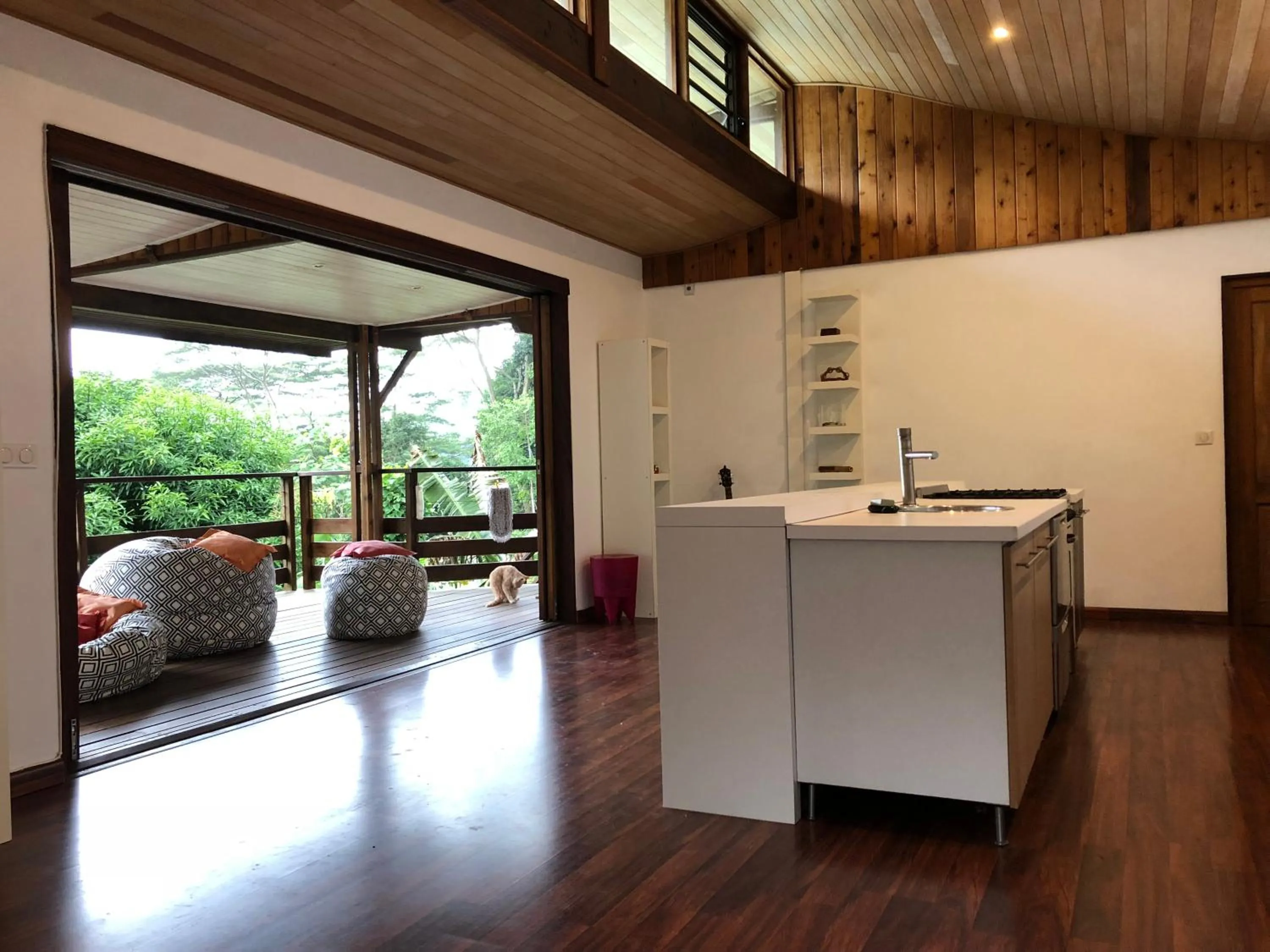 Balcony/Terrace in La Villa Te Fetia Nui Moorea