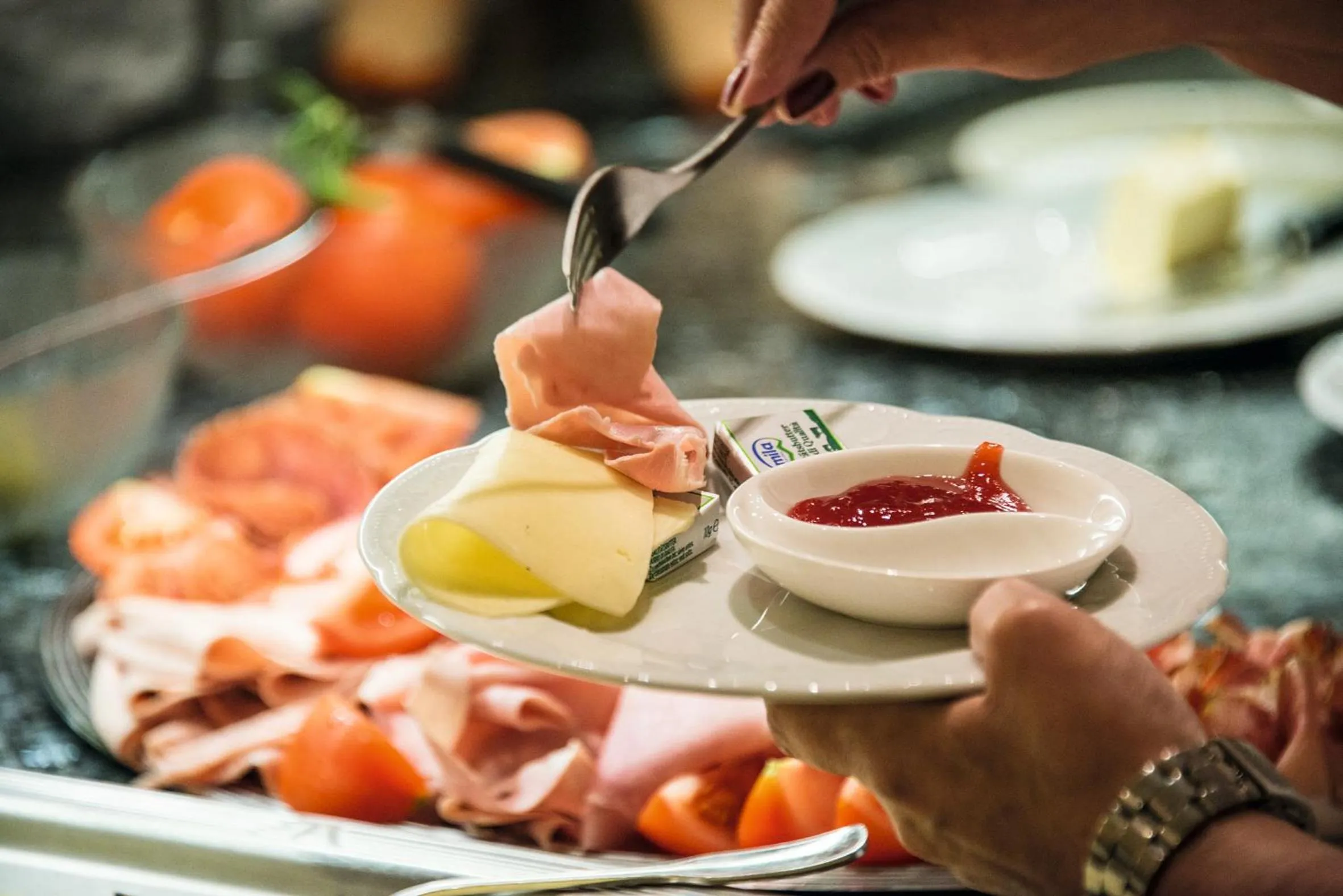Continental breakfast in Das Mondschein