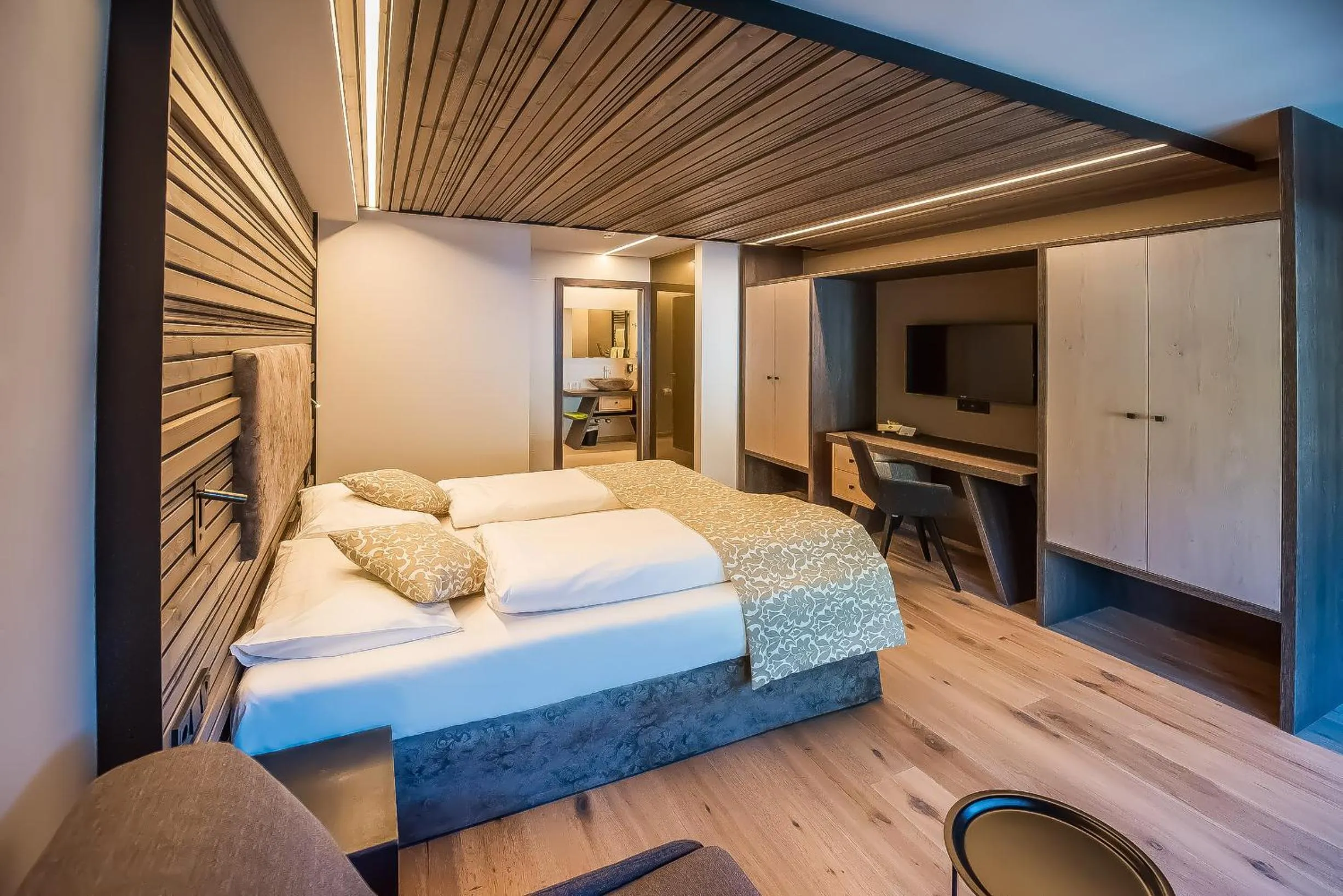 Bed in Das Mondschein