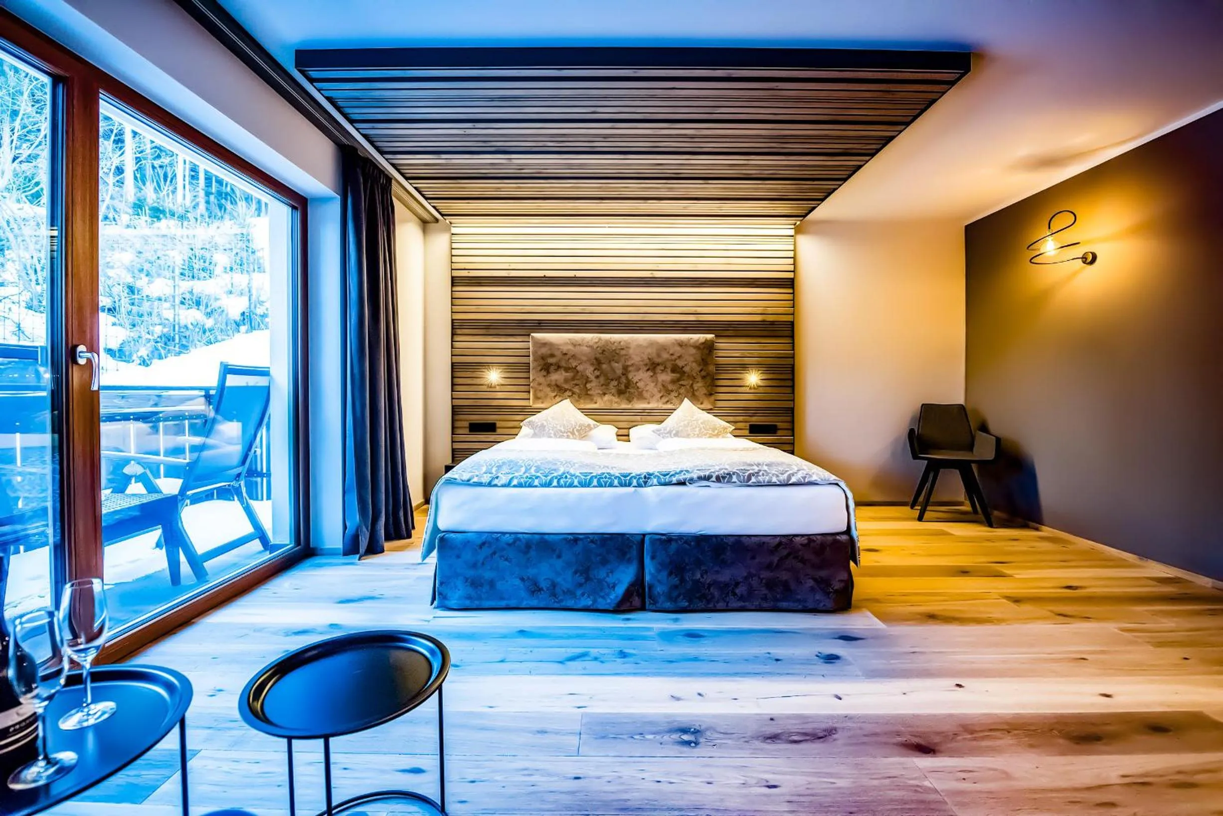 Bed in Das Mondschein