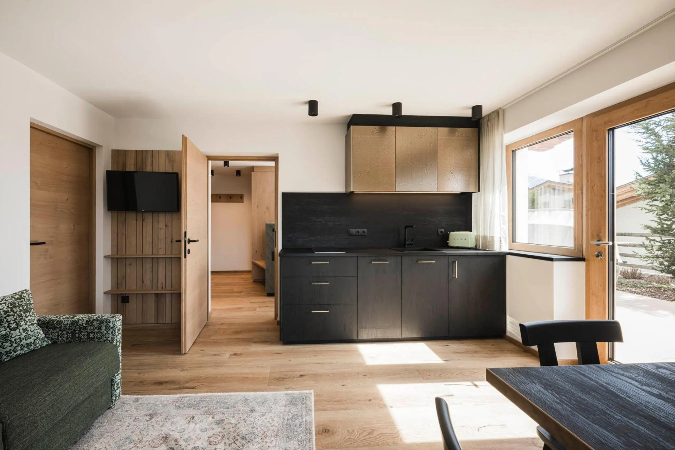 Kitchen or kitchenette in Pension Haus Tirol